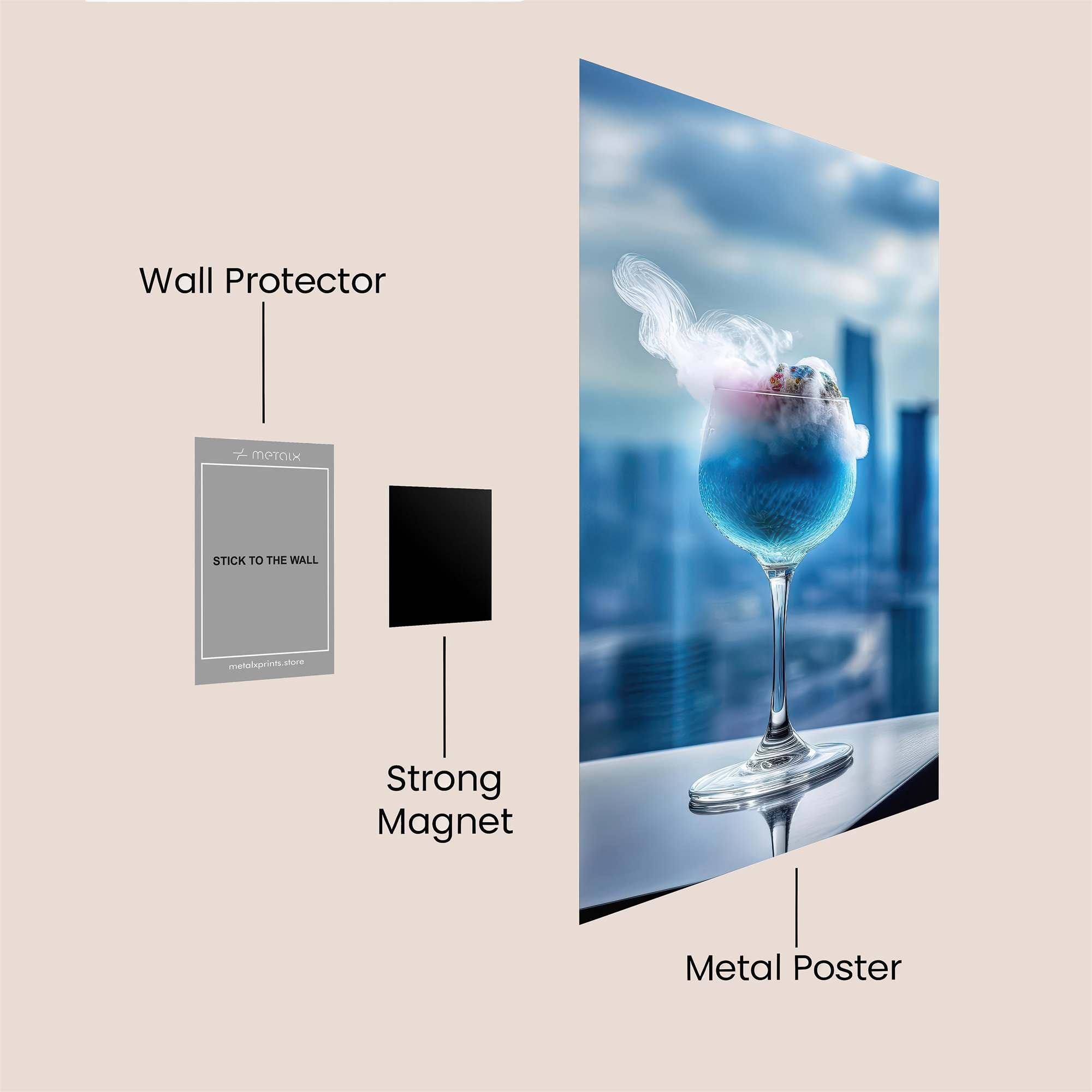 Sky Dream Safe Wall Magnetic / M
