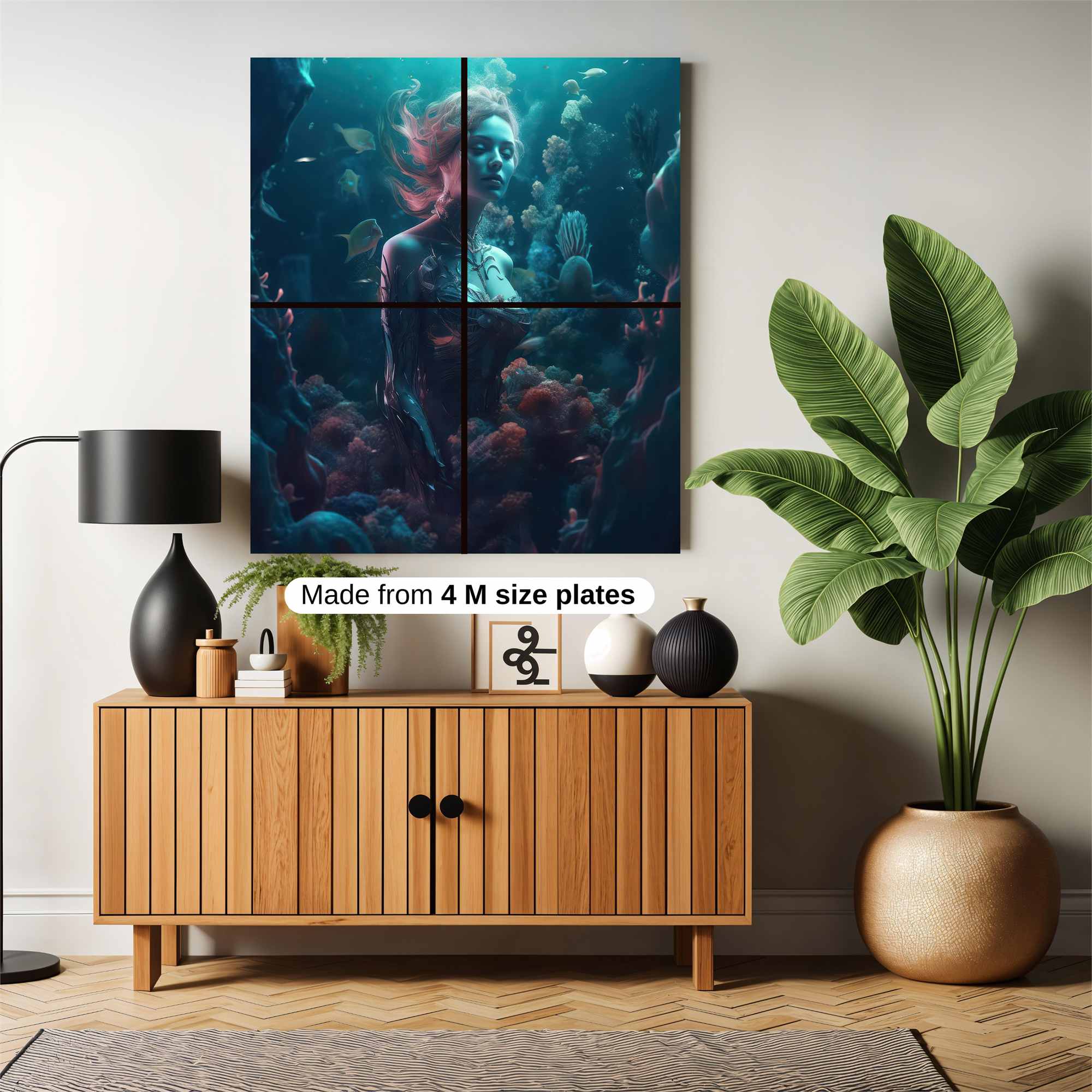 Mermaid Enigma Safe Wall Magnetic / M