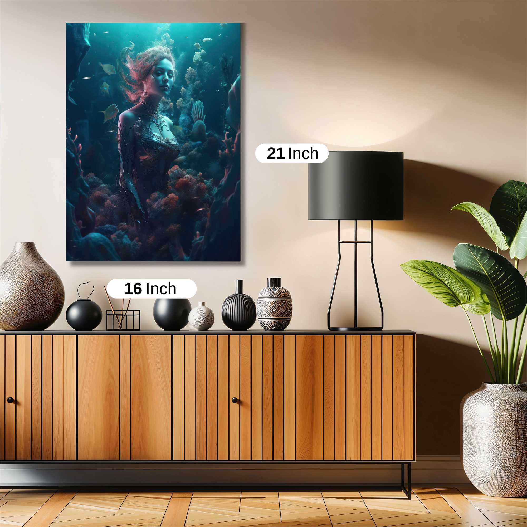 Mermaid Enigma Safe Wall Magnetic / M