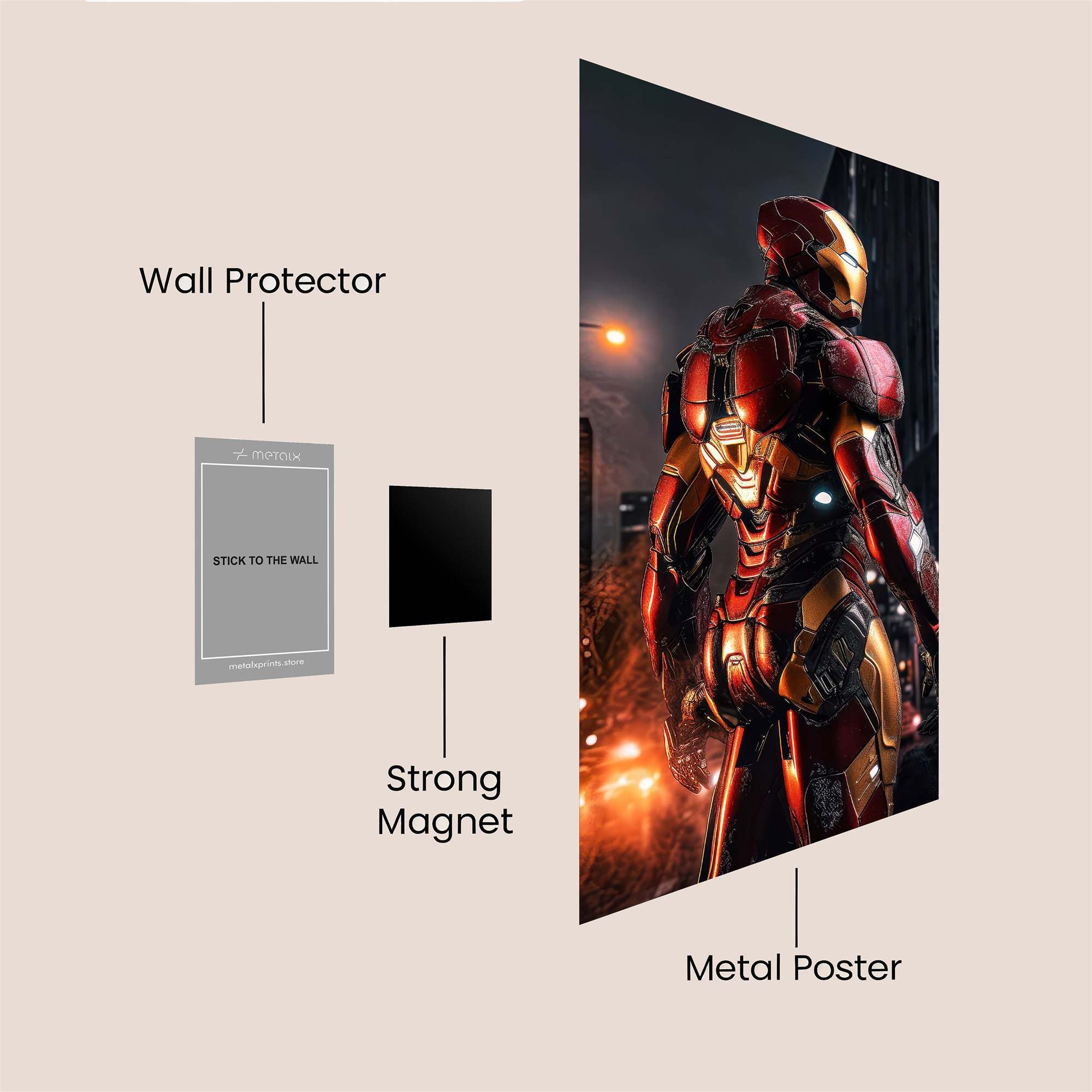 Iron Resolve Safe Wall Magnetic / M