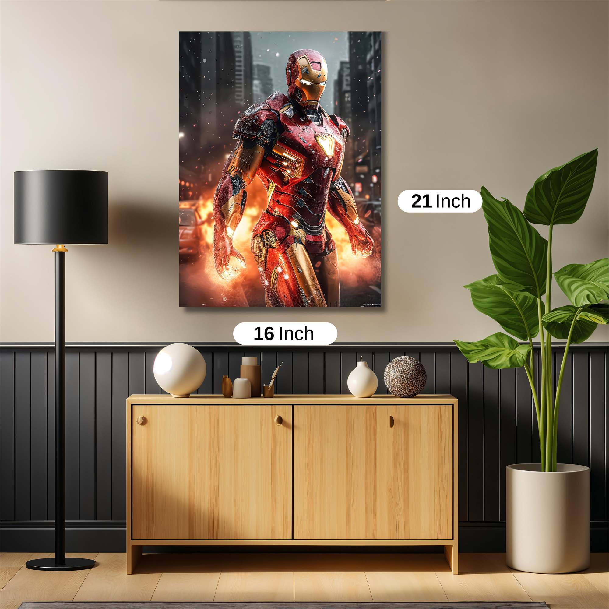 Ironheart Blaze Safe Wall Magnetic / M