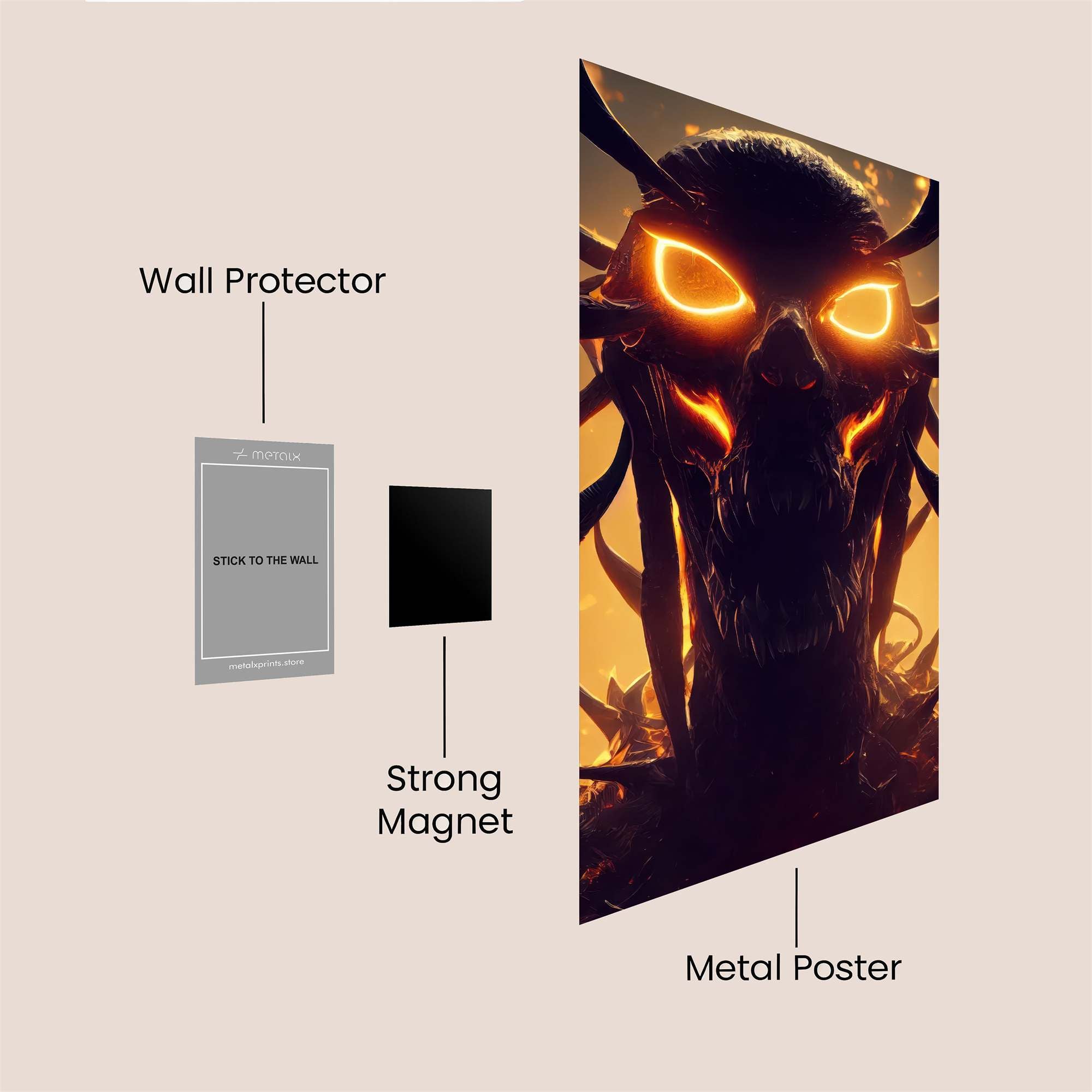 Demon Fury Safe Wall Magnetic / M