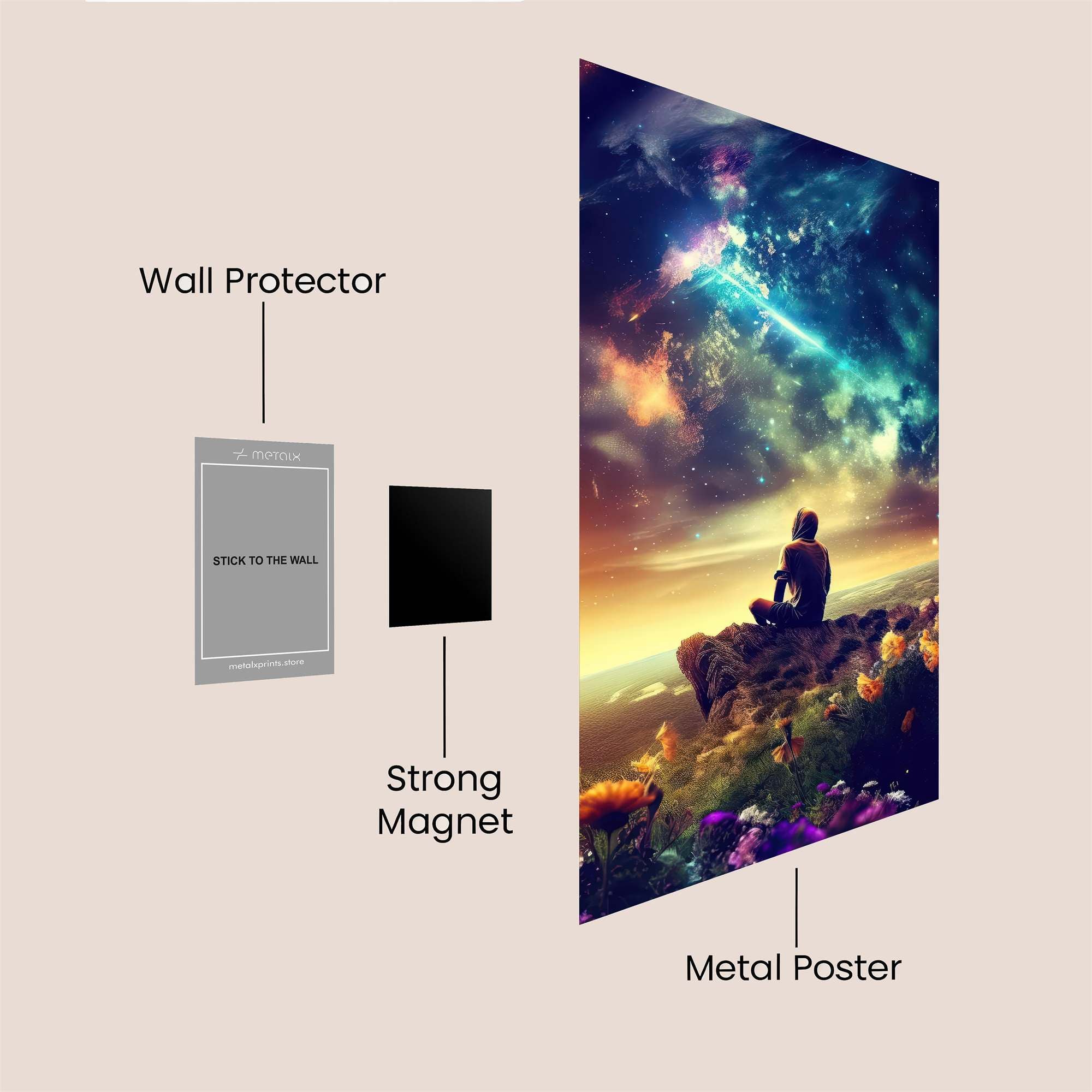 Cosmic Serenity Safe Wall Magnetic / M