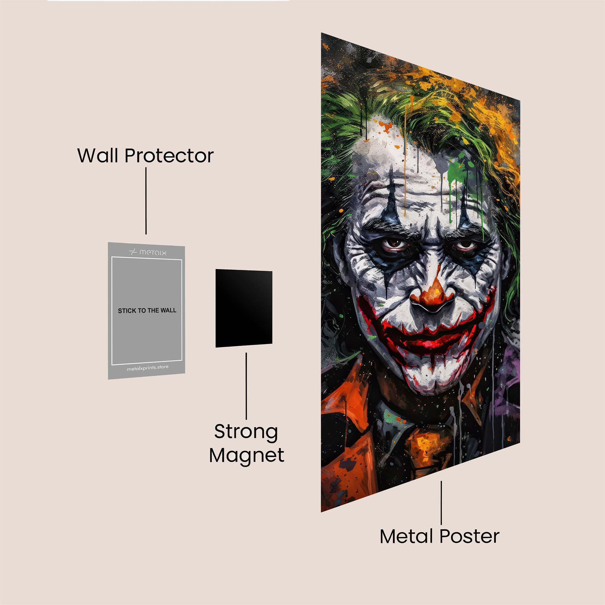 Joker Chaotic Safe Wall Magnetic / M