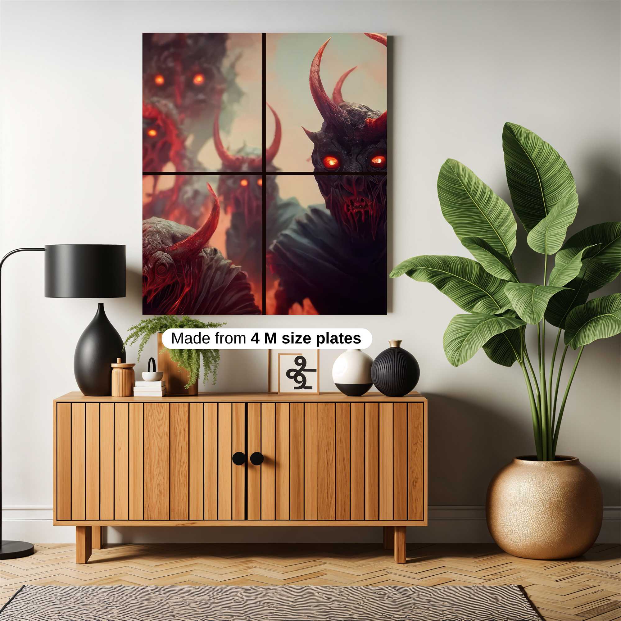 Demons Unveiled Safe Wall Magnetic / M