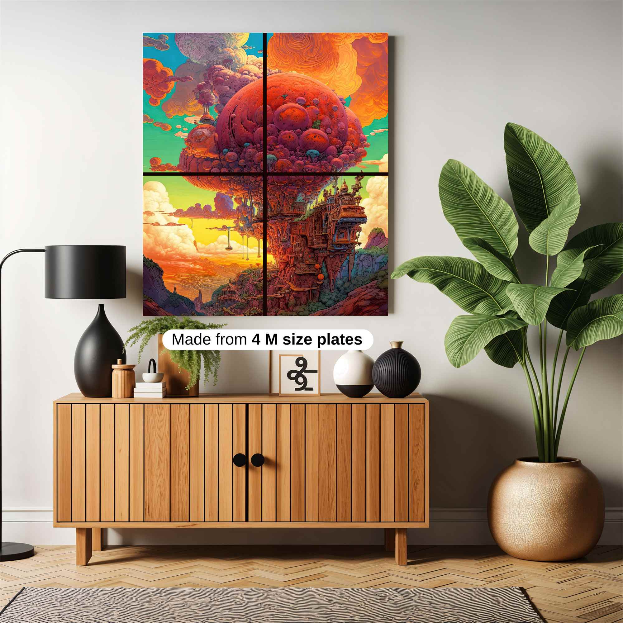 Mushroom Euphoria Safe Wall Magnetic / M