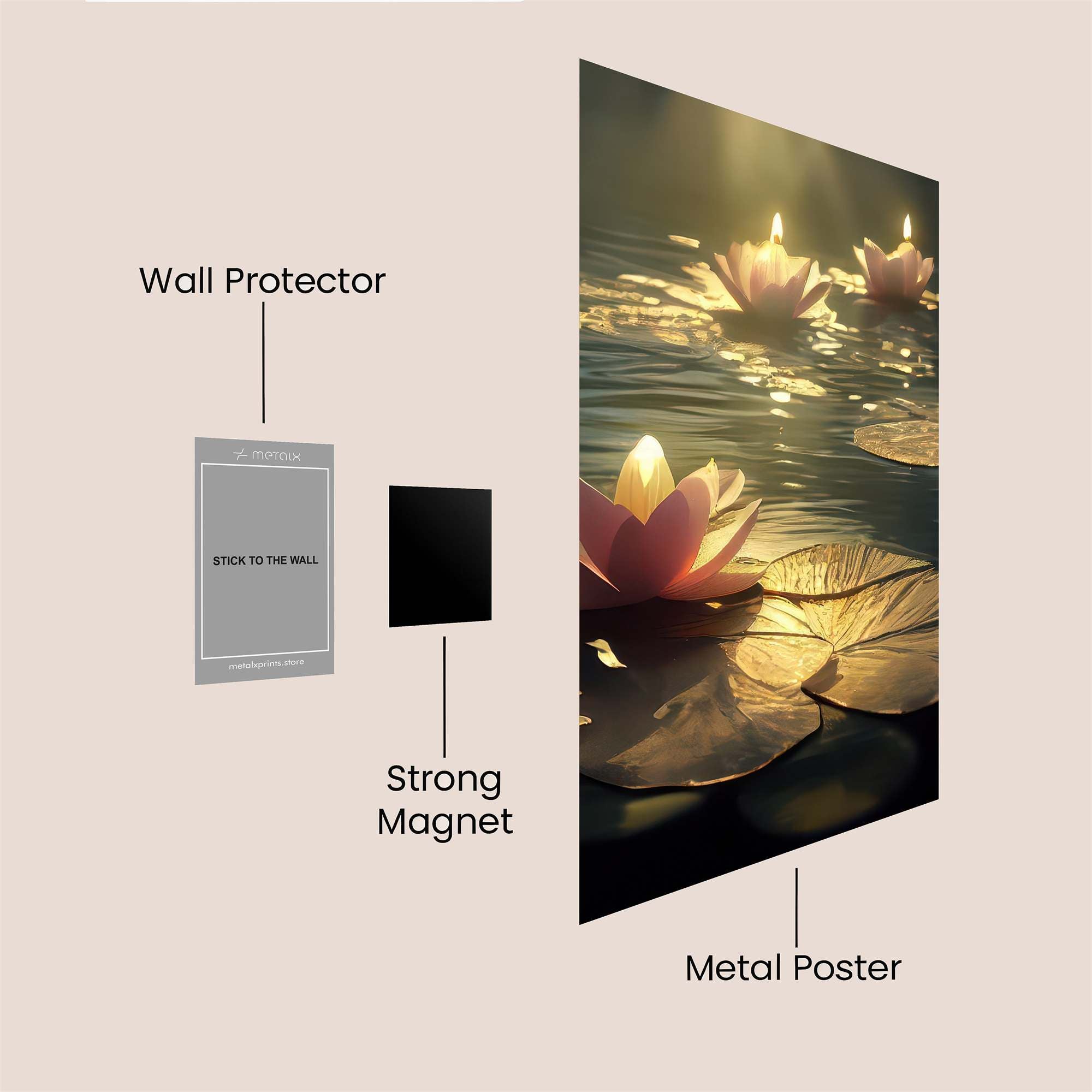 Grandiose Glow Safe Wall Magnetic / M