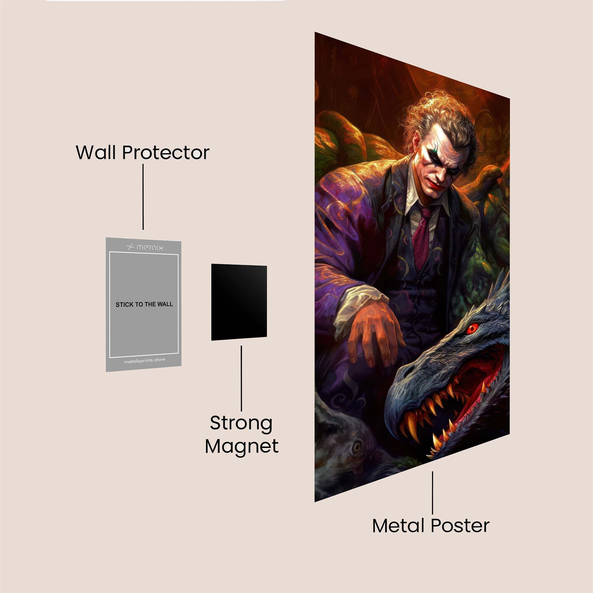 Joker Dragonbane Safe Wall Magnetic / M