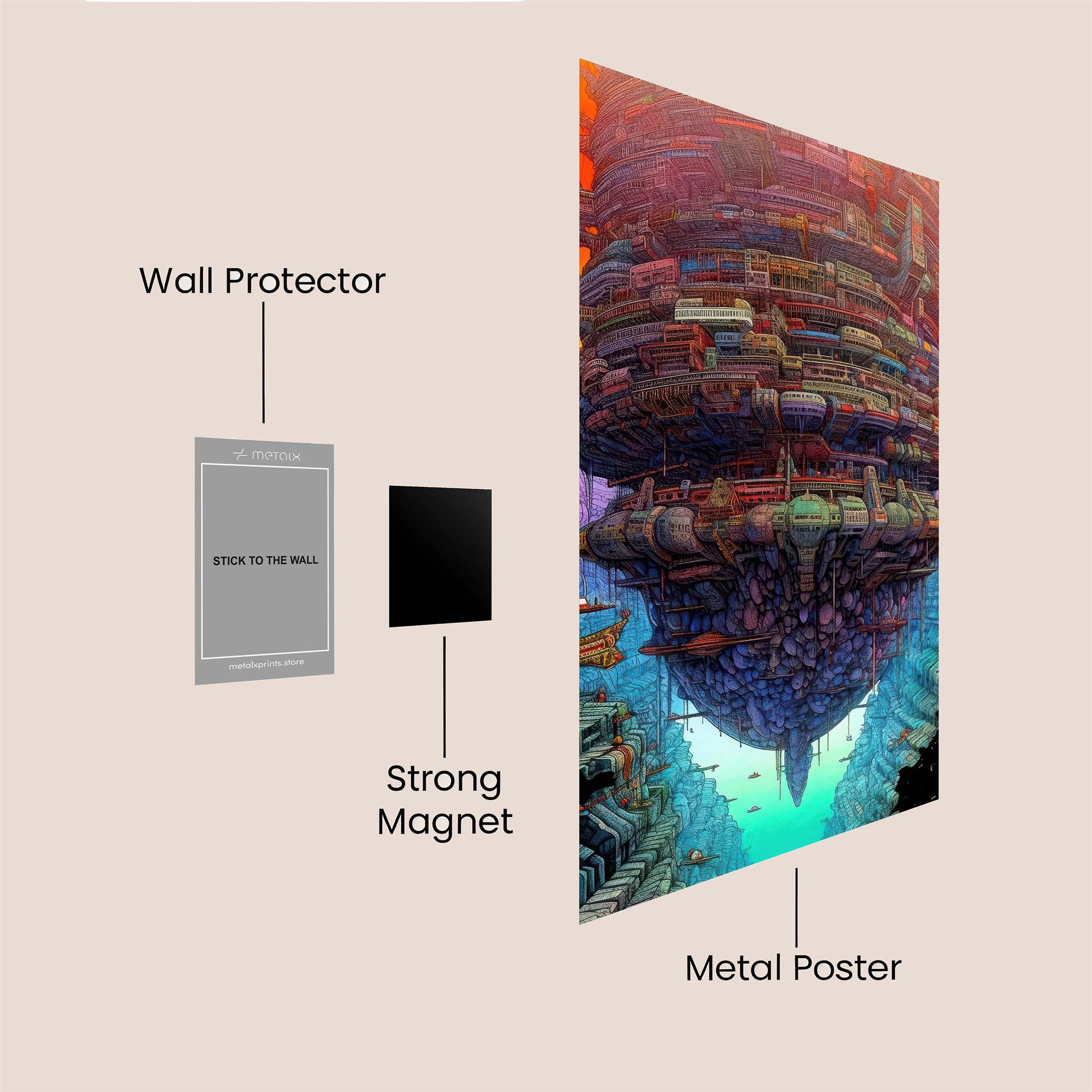Megastructure Dream Safe Wall Magnetic / M