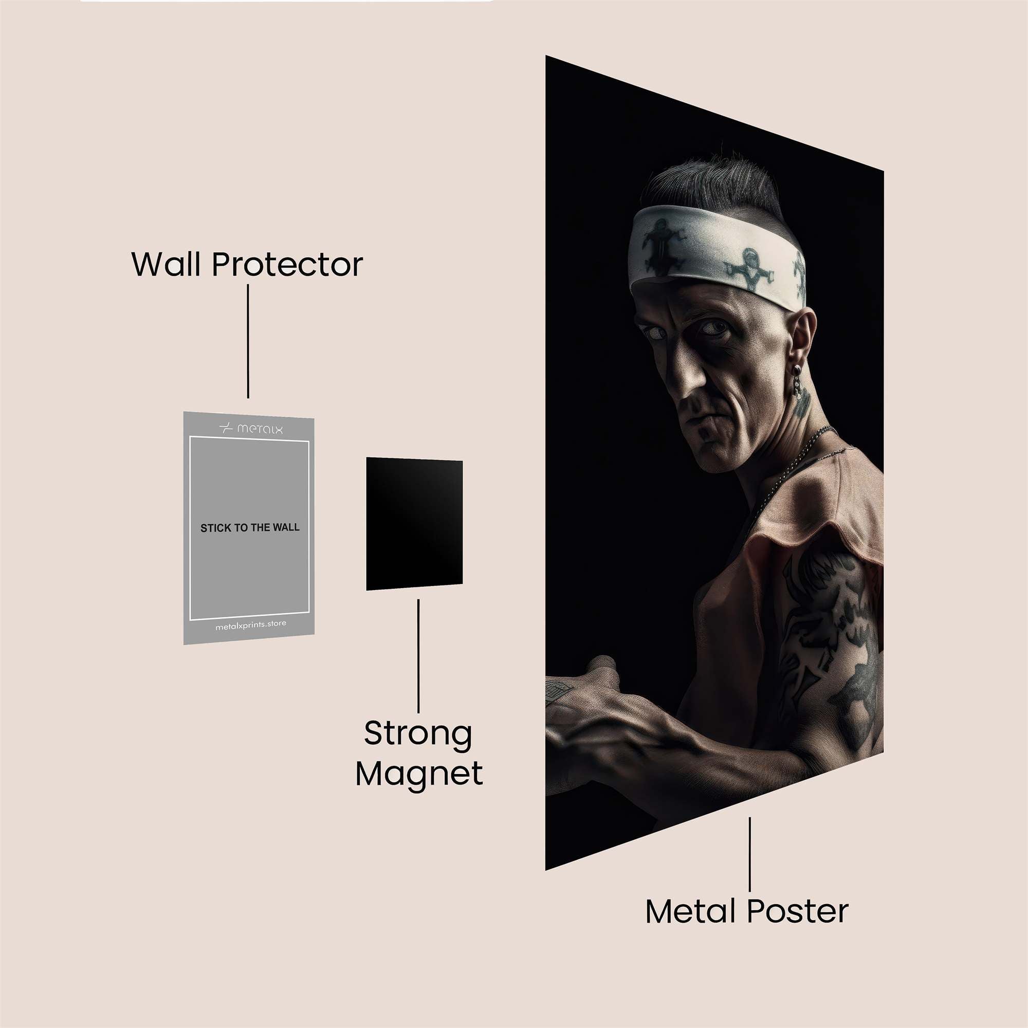 Warrior Intense Safe Wall Magnetic / M