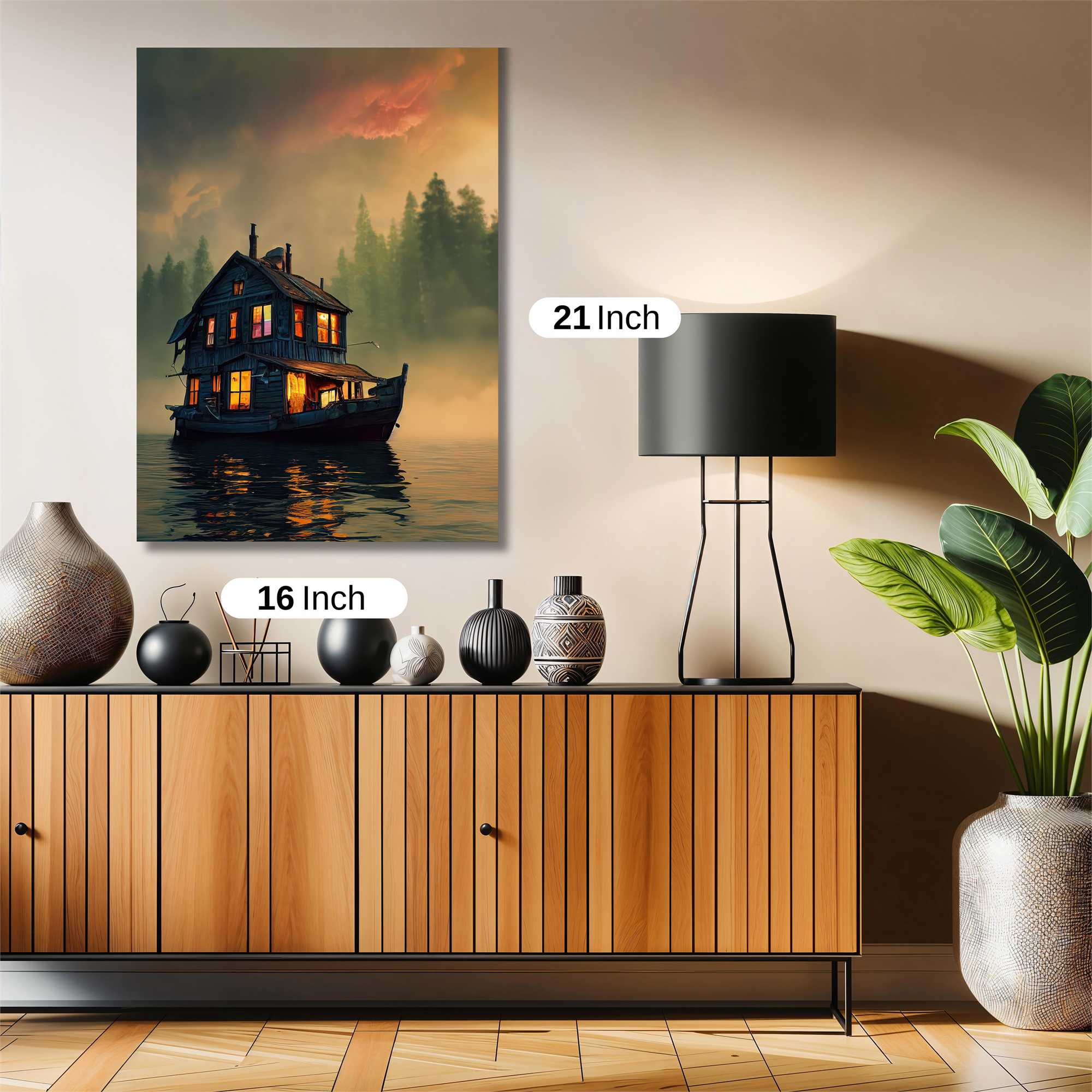Houseboat Harmony Safe Wall Magnetic / M