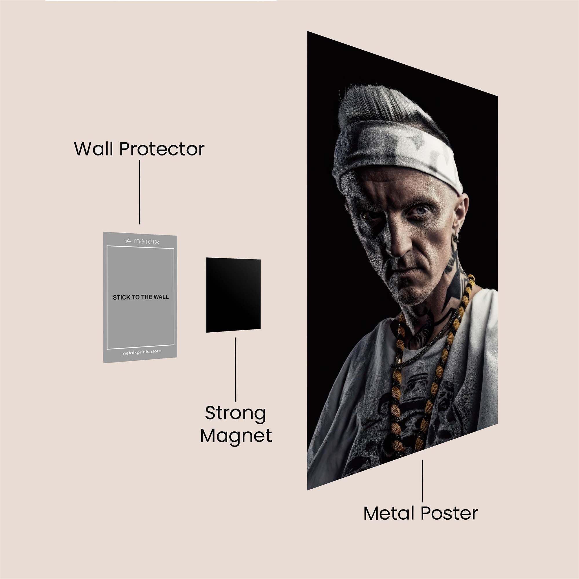 Mystical Gaze Safe Wall Magnetic / M