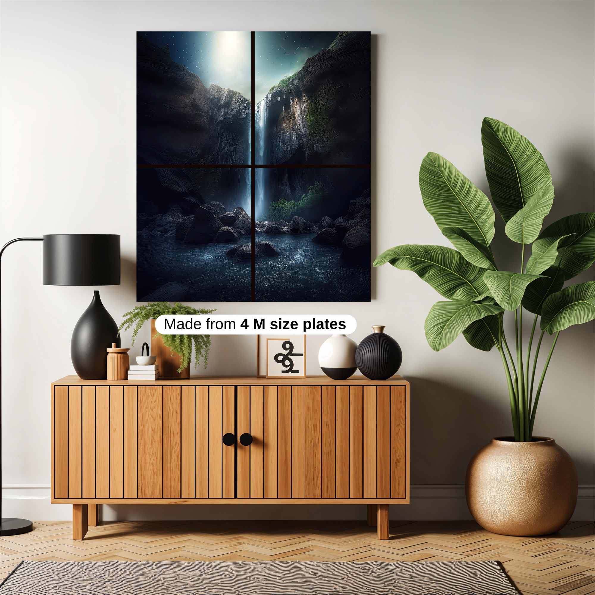 Moonlit Cascade Safe Wall Magnetic / M