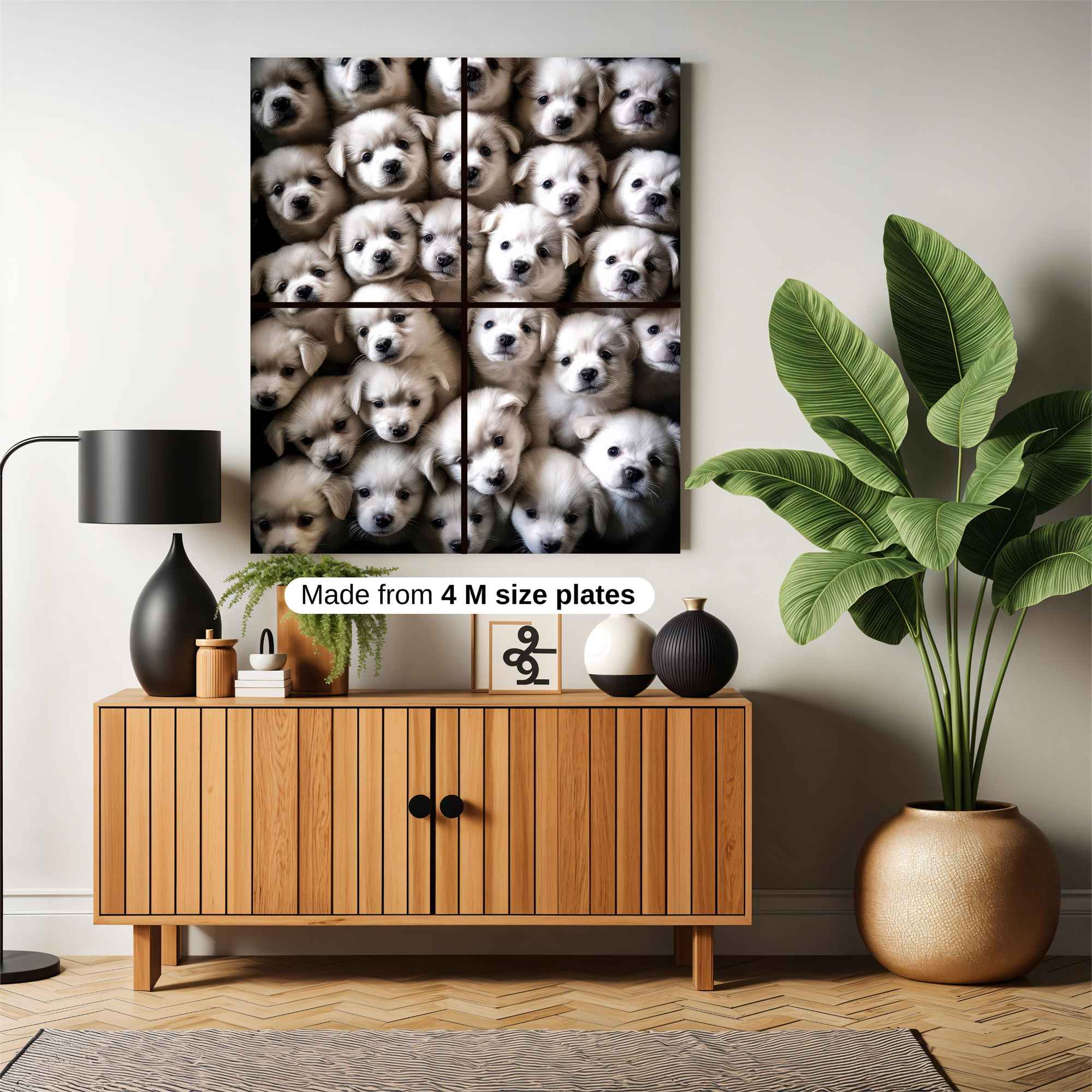 Puppy Parade Safe Wall Magnetic / M