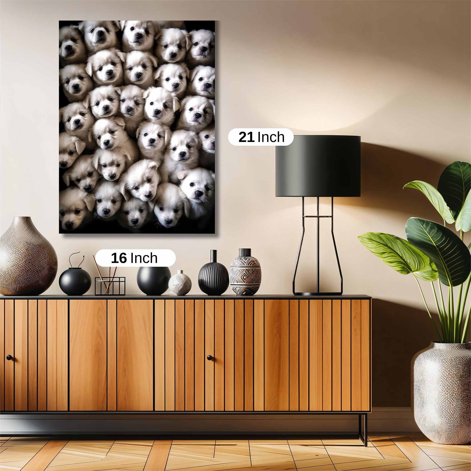 Puppy Parade Safe Wall Magnetic / M