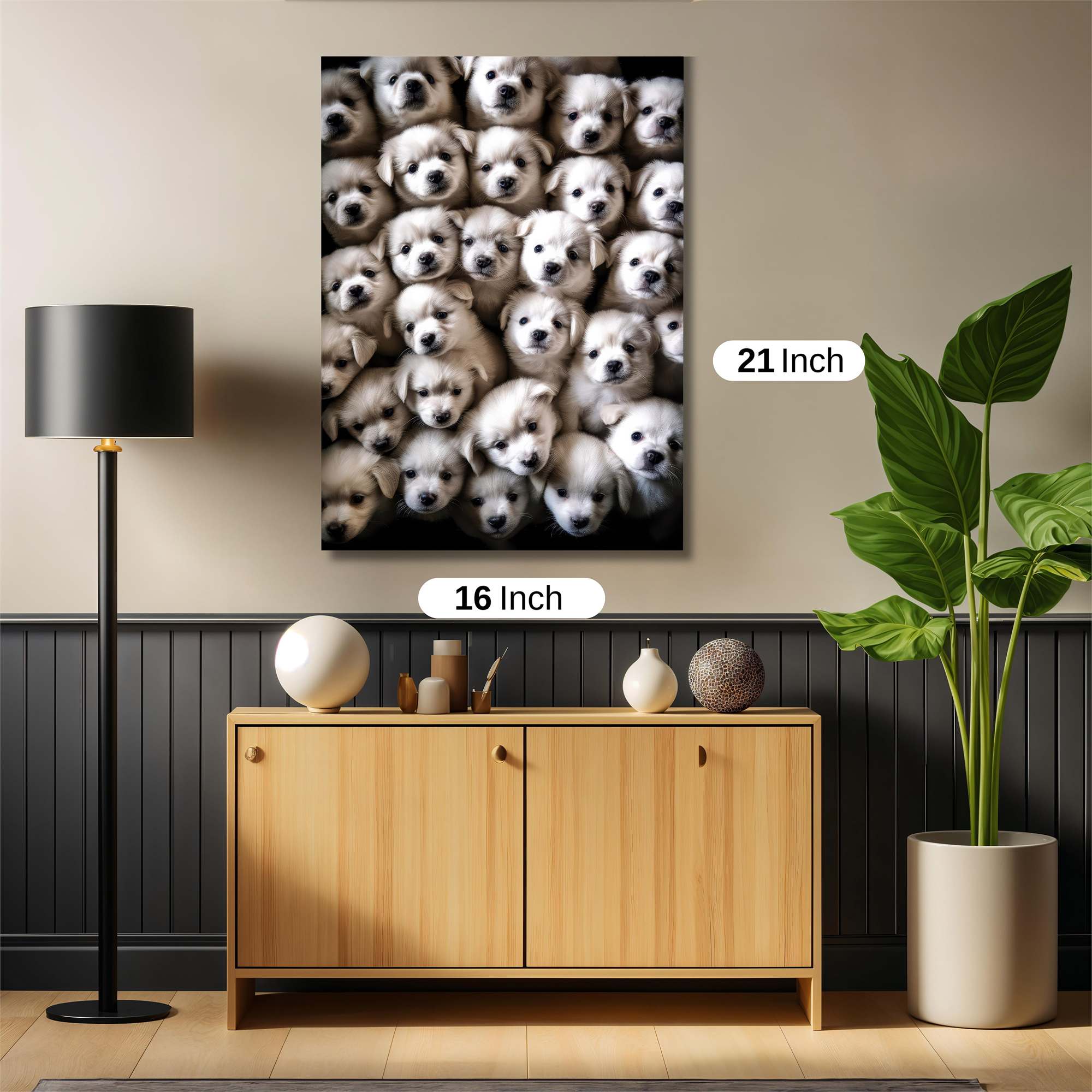 Puppy Parade Safe Wall Magnetic / M
