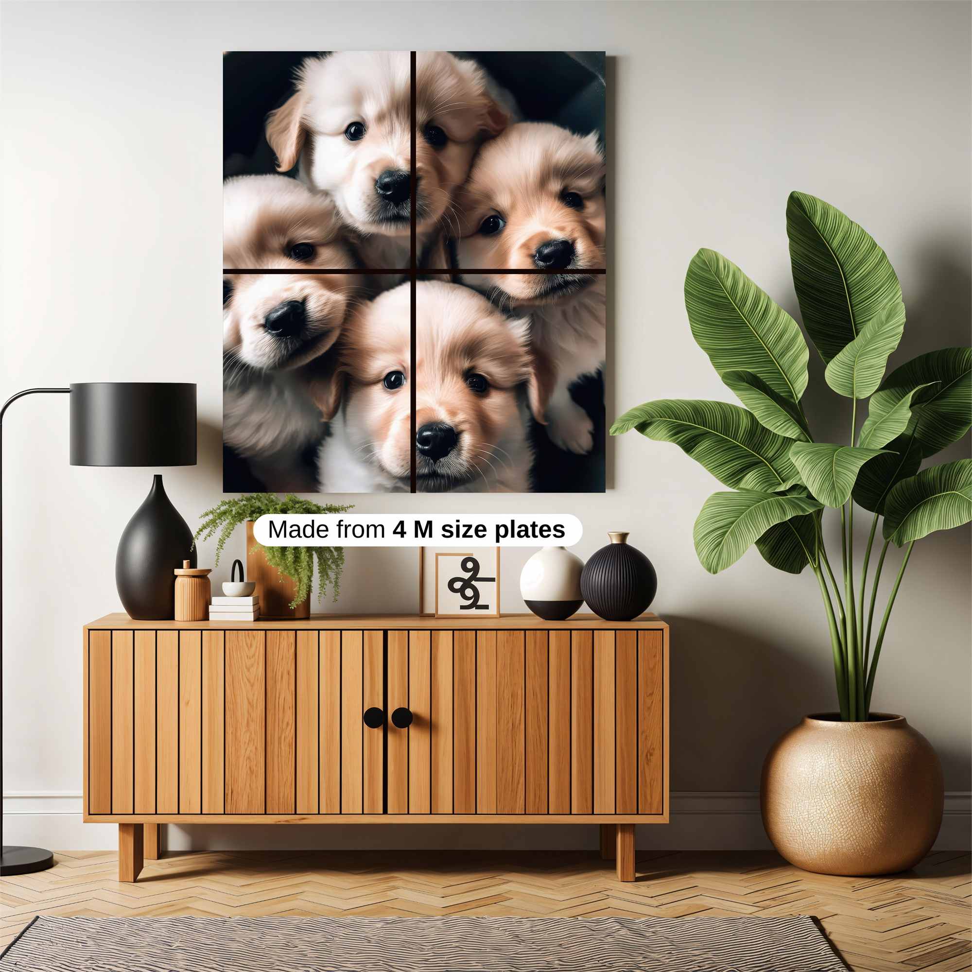 Puppies Bliss Safe Wall Magnetic / M