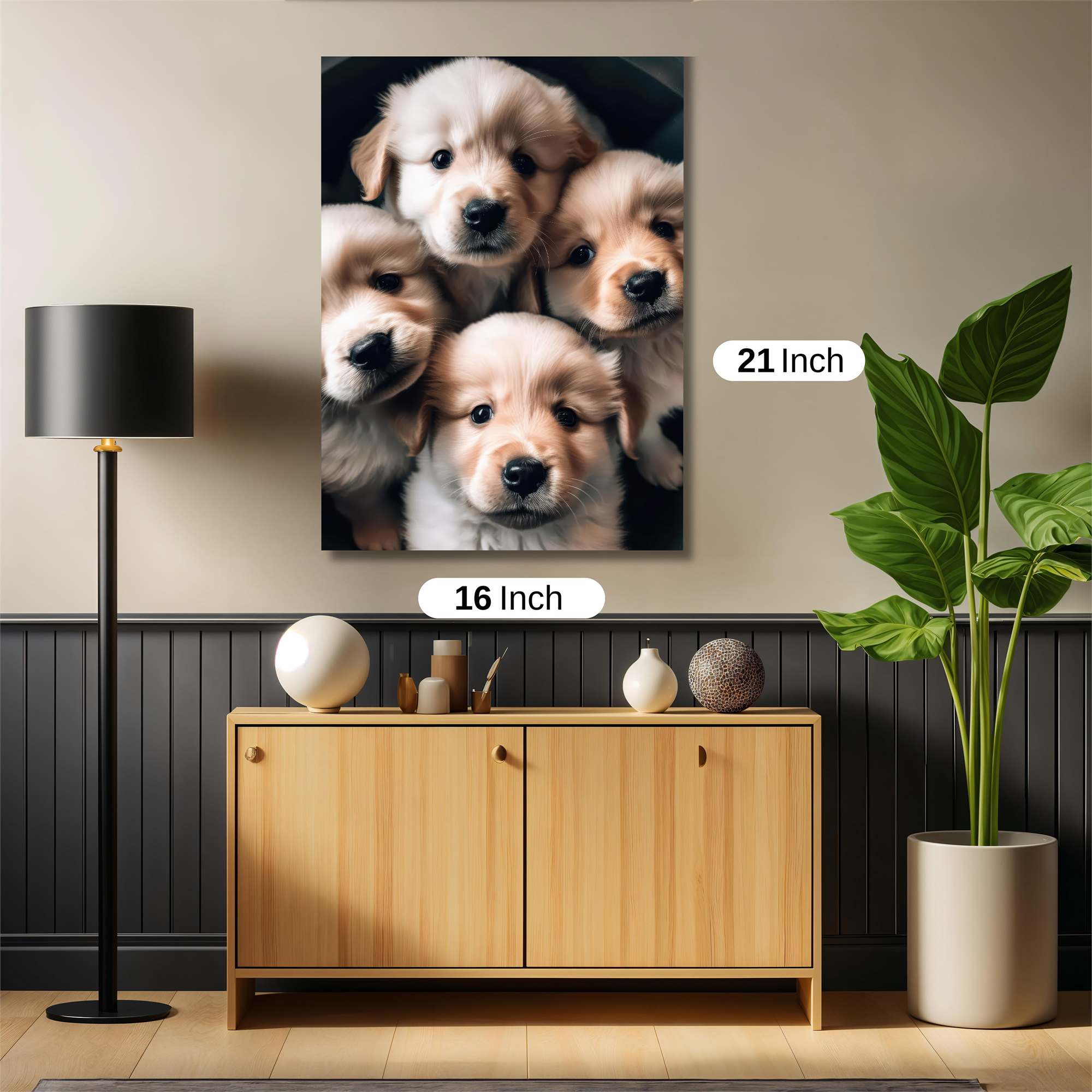 Puppies Bliss Safe Wall Magnetic / M