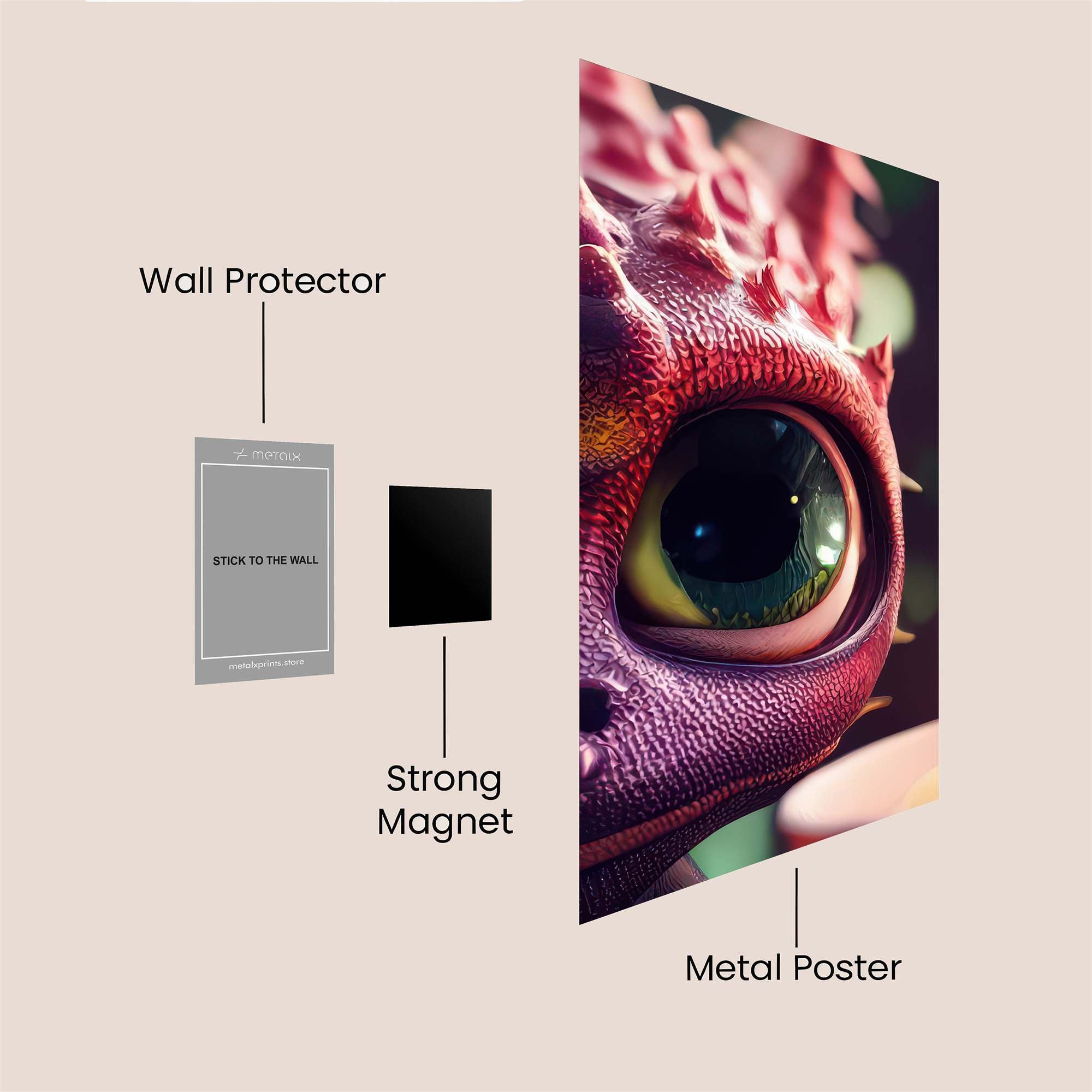 Galactic Tranquility Safe Wall Magnetic / M