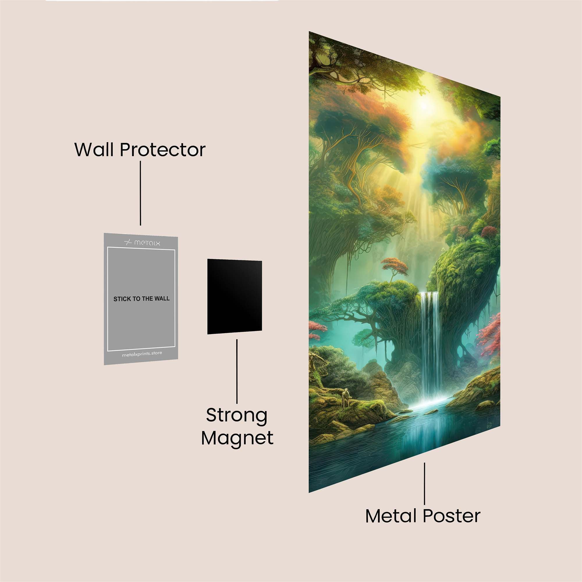 Forest Rapture Safe Wall Magnetic / M