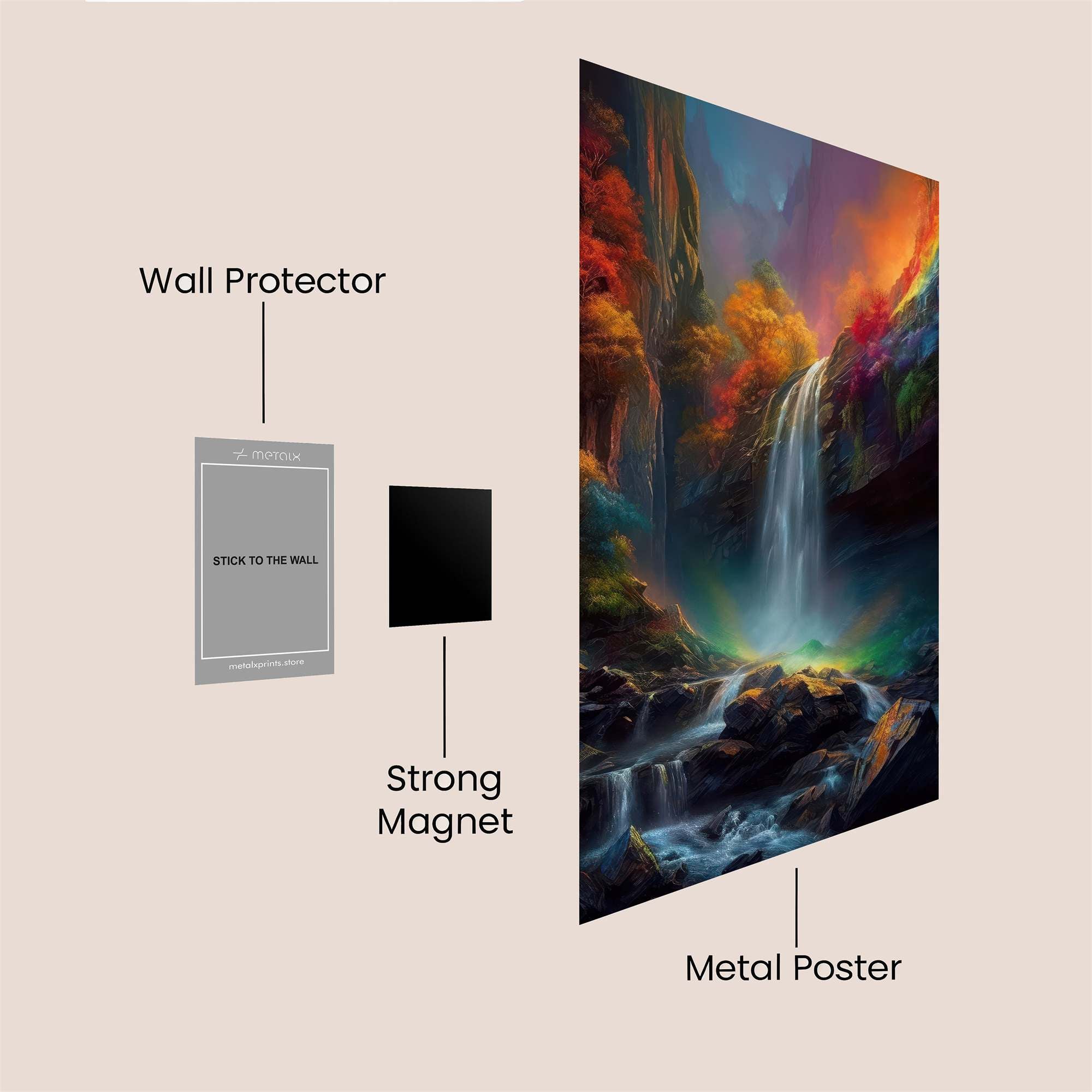 Cascade Dreamscape Safe Wall Magnetic / M