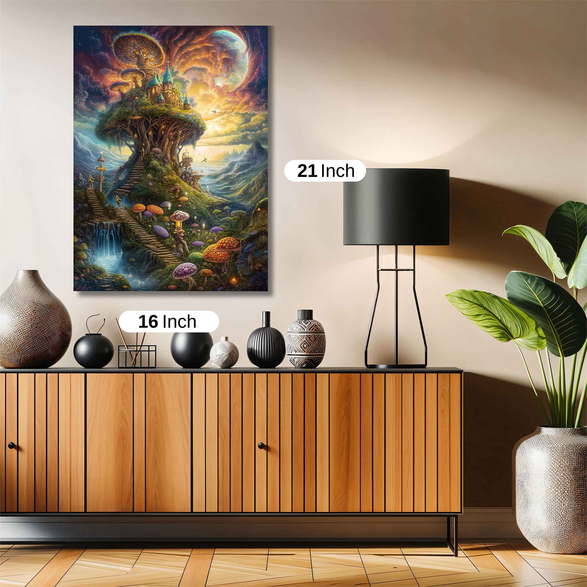 MushroomWhimsy Safe Wall Magnetic / M