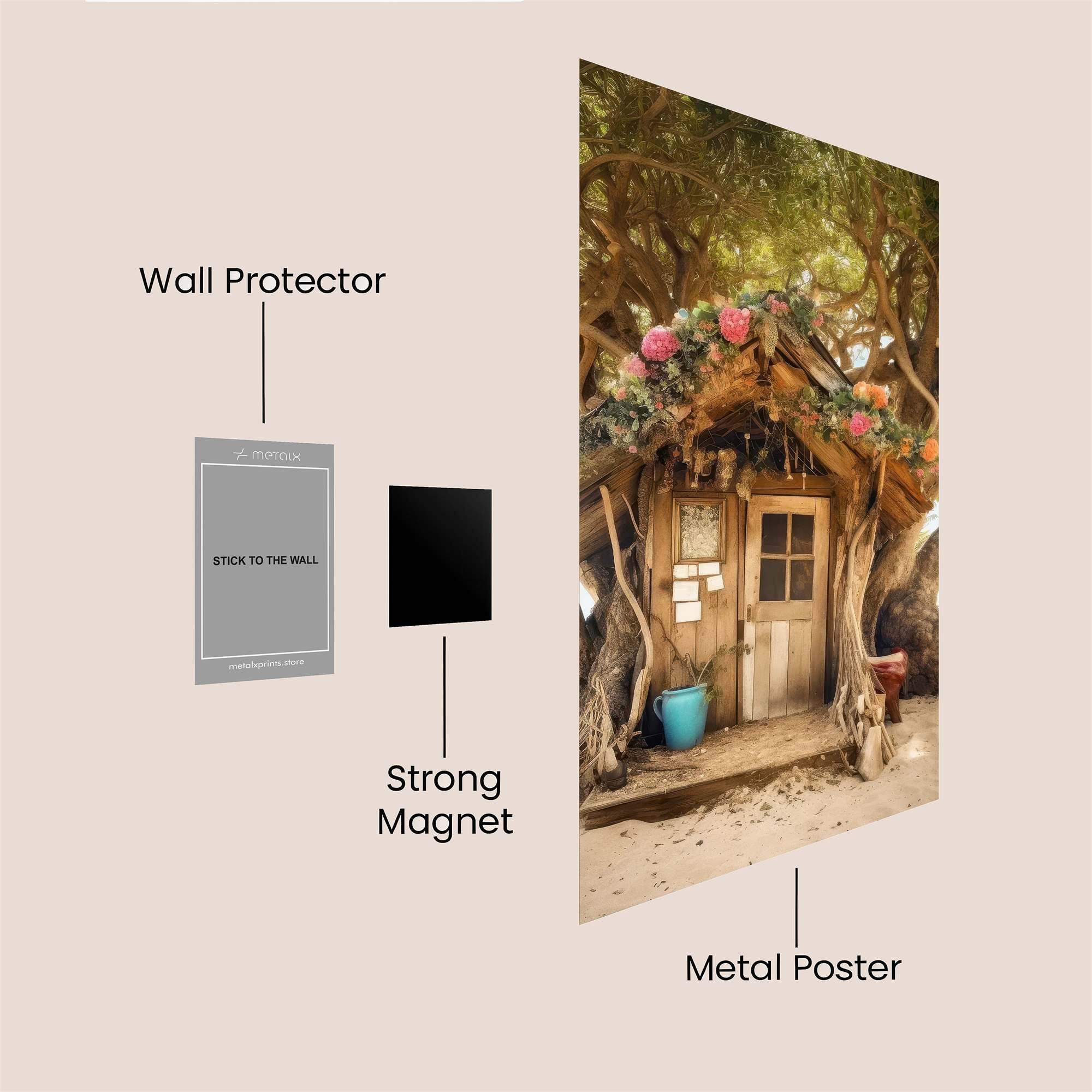 Treehouse Tranquil Safe Wall Magnetic / M