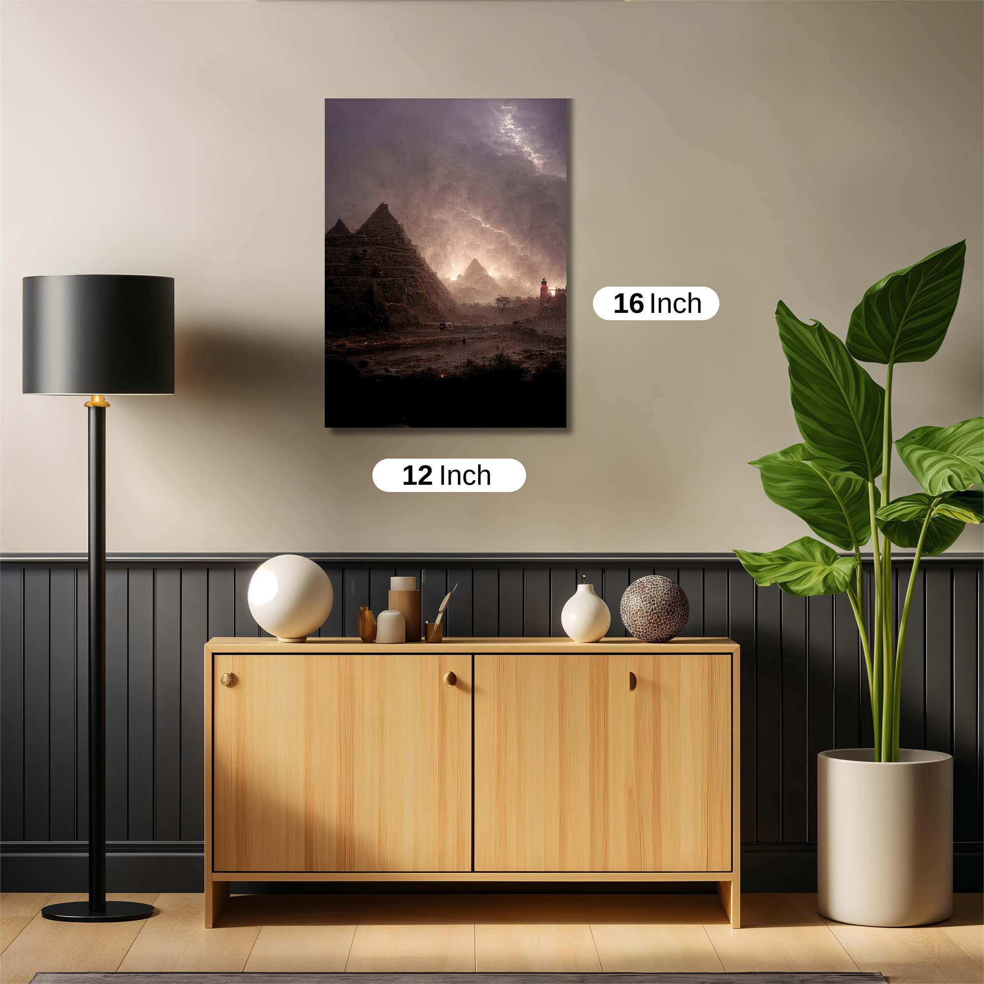 Pyramids Tempestuous Safe Wall Magnetic / M