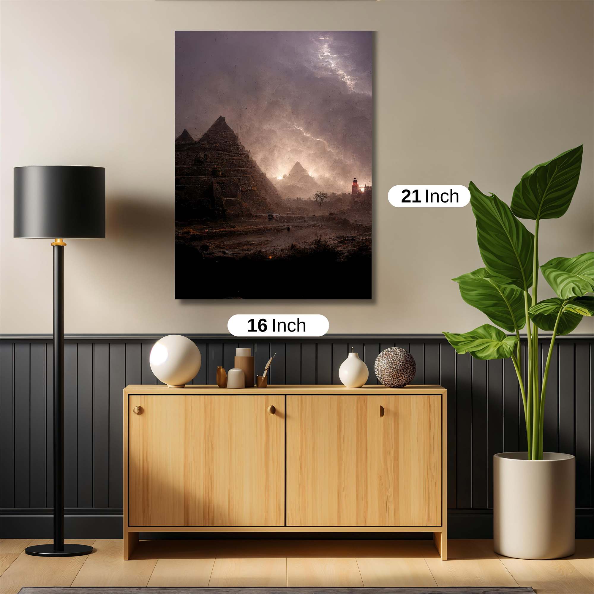 Pyramids Tempestuous Safe Wall Magnetic / M