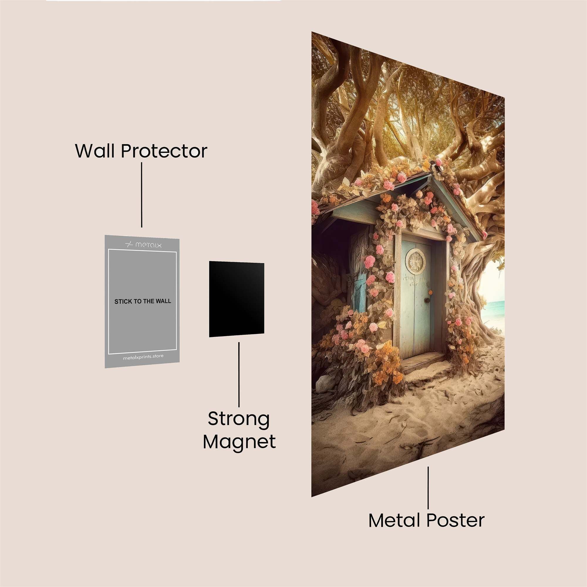Treehouse Tranquil Safe Wall Magnetic / M