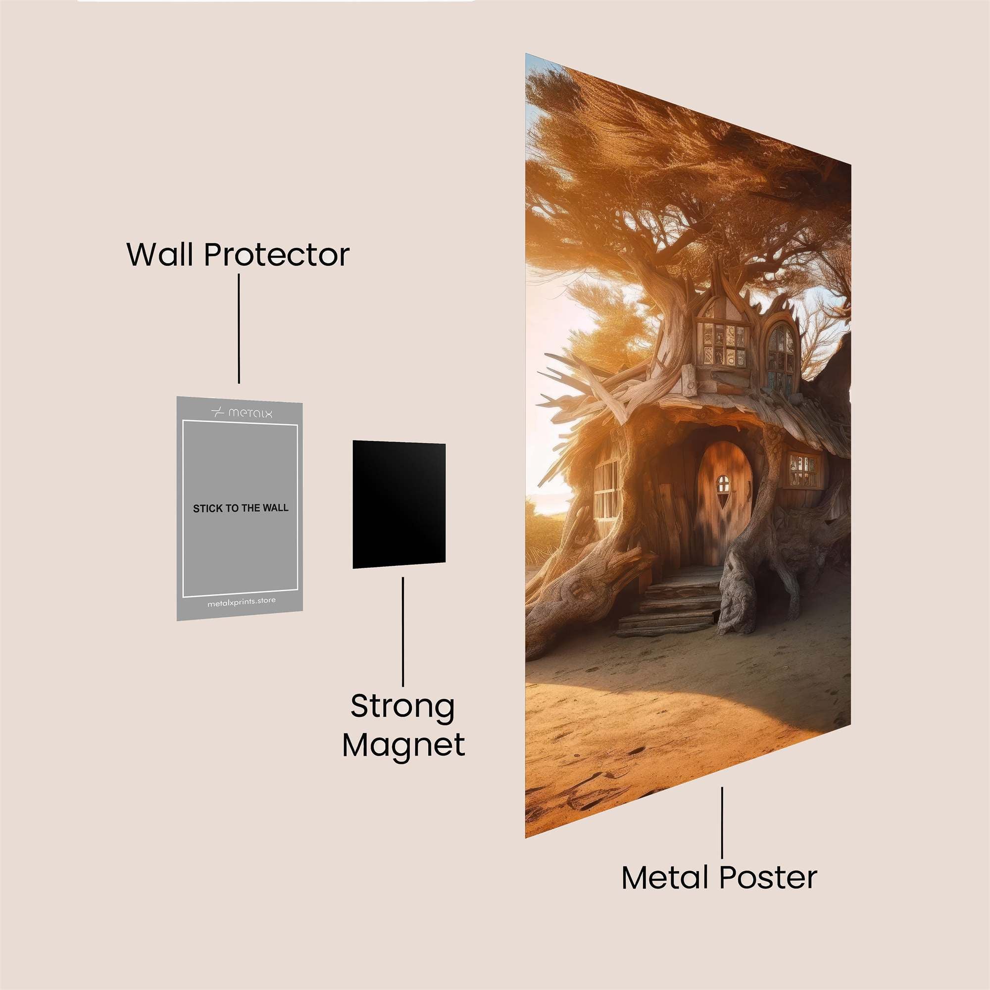 Treehouse Twilight Safe Wall Magnetic / M