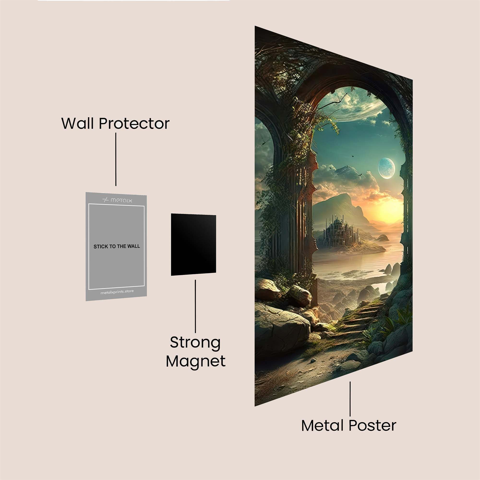 Castle Serenity Safe Wall Magnetic / M