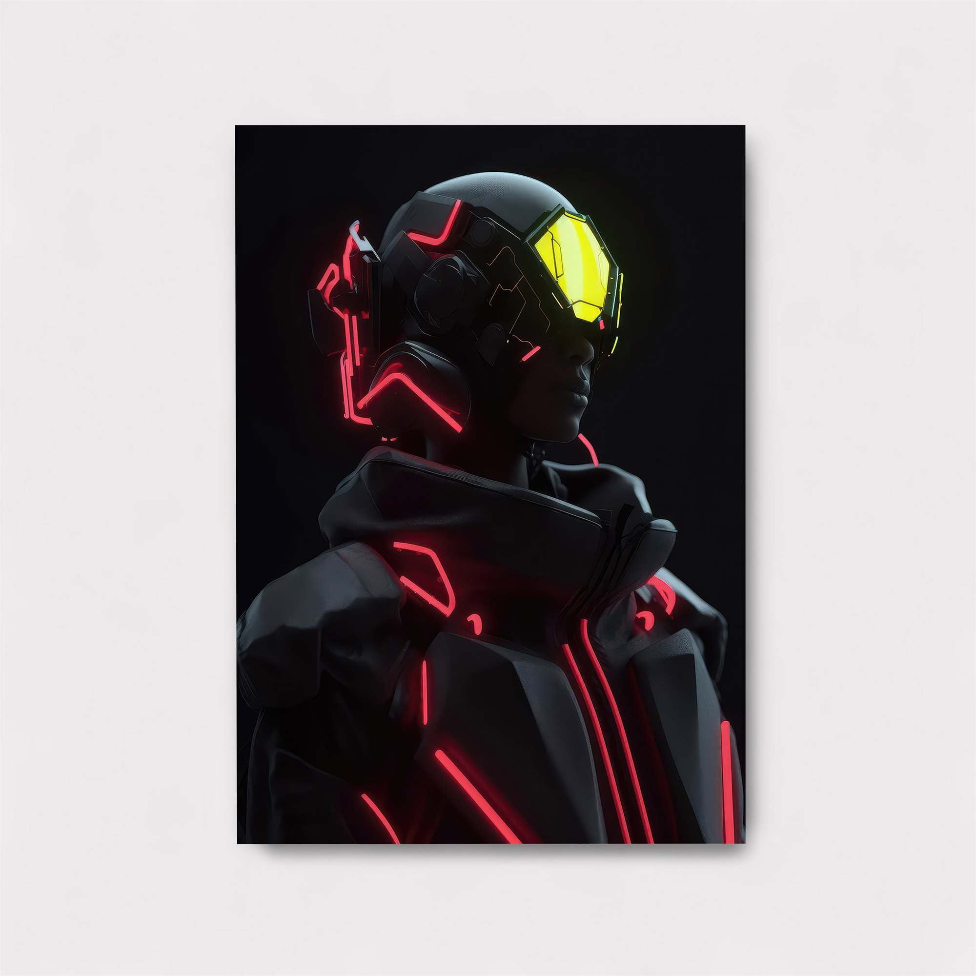 Neon Sentinel Safe Wall Magnetic / M