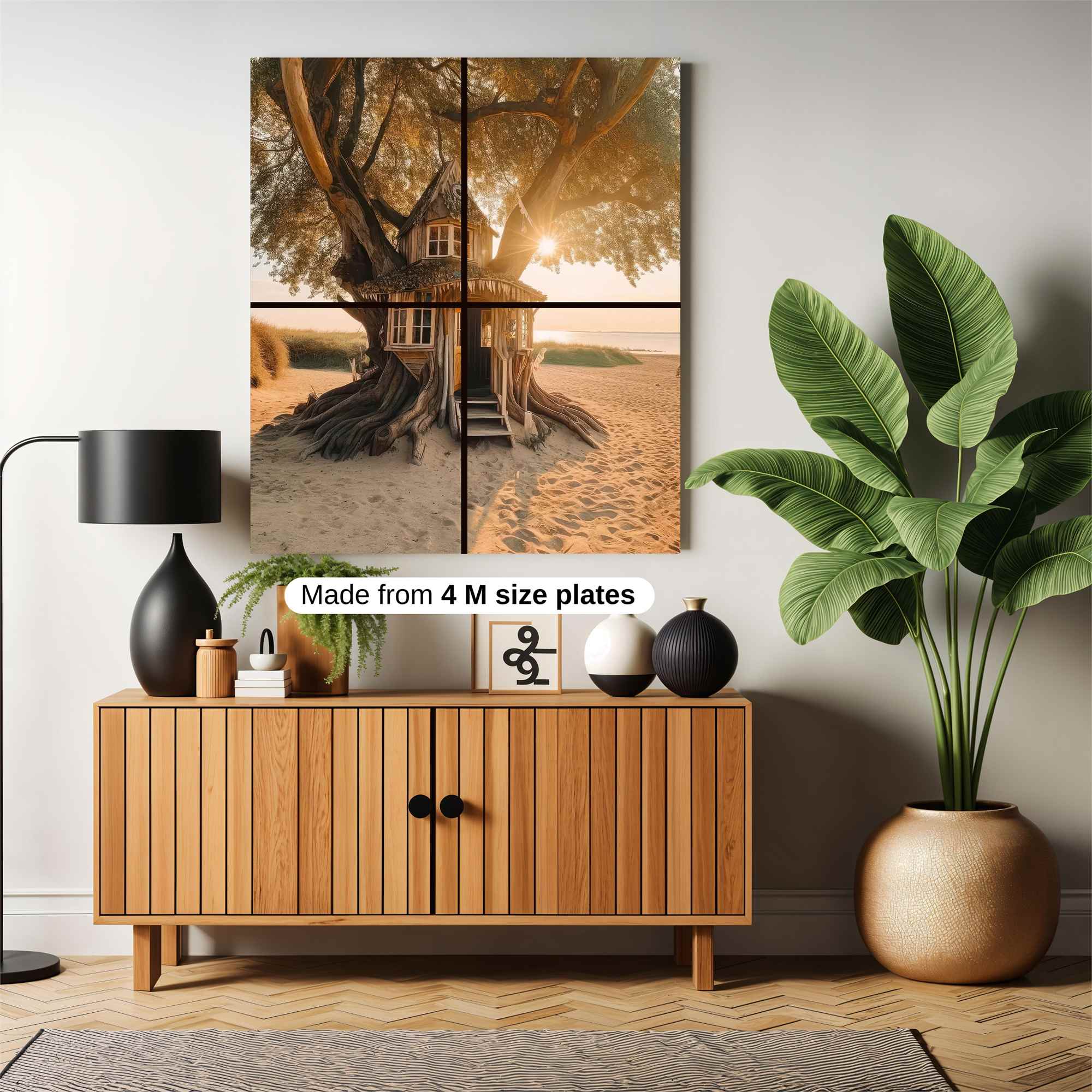 Treehouse Tranquility Safe Wall Magnetic / M