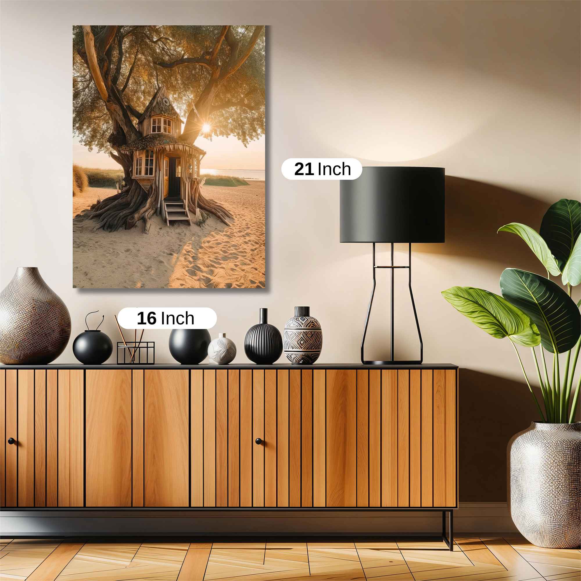 Treehouse Tranquility Safe Wall Magnetic / M