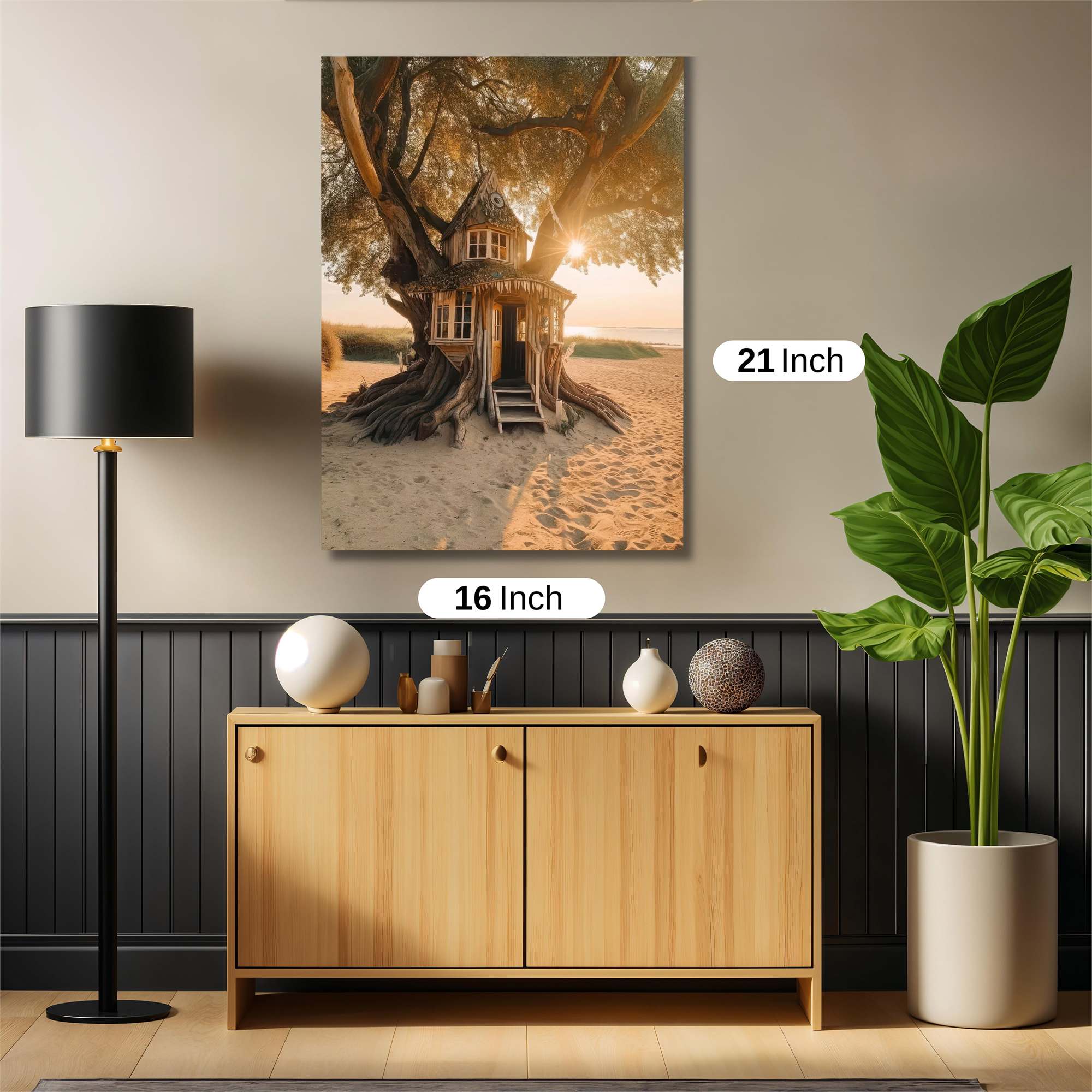 Treehouse Tranquility Safe Wall Magnetic / M