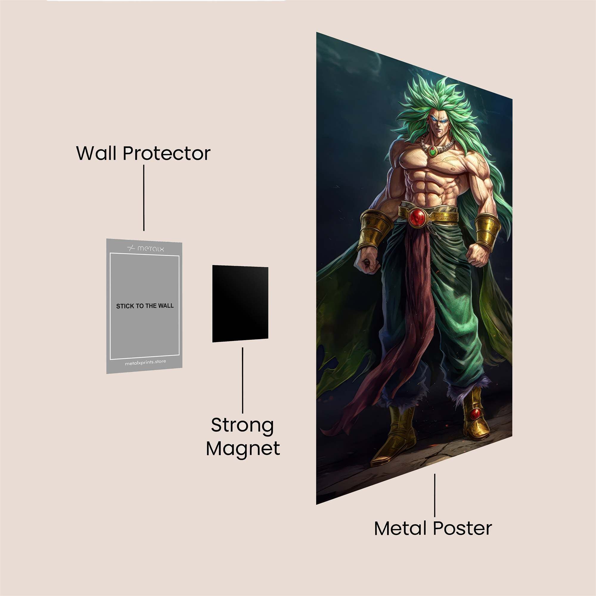 Broly Regal Safe Wall Magnetic / M