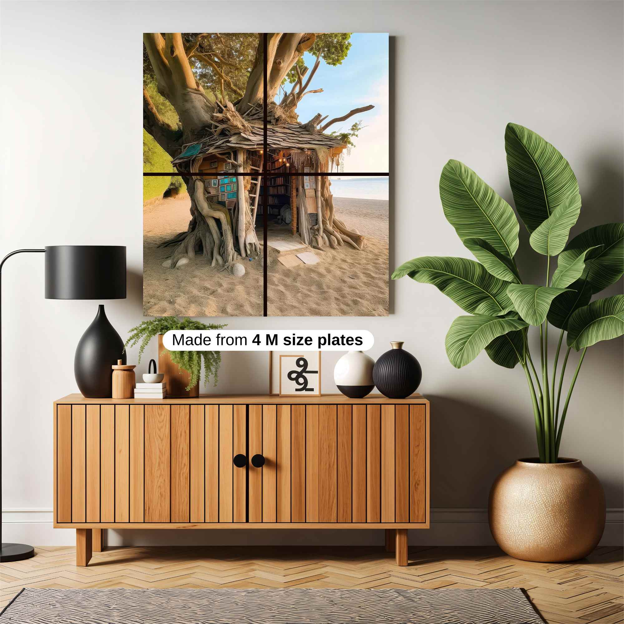 Treehouse Tranquility Safe Wall Magnetic / M