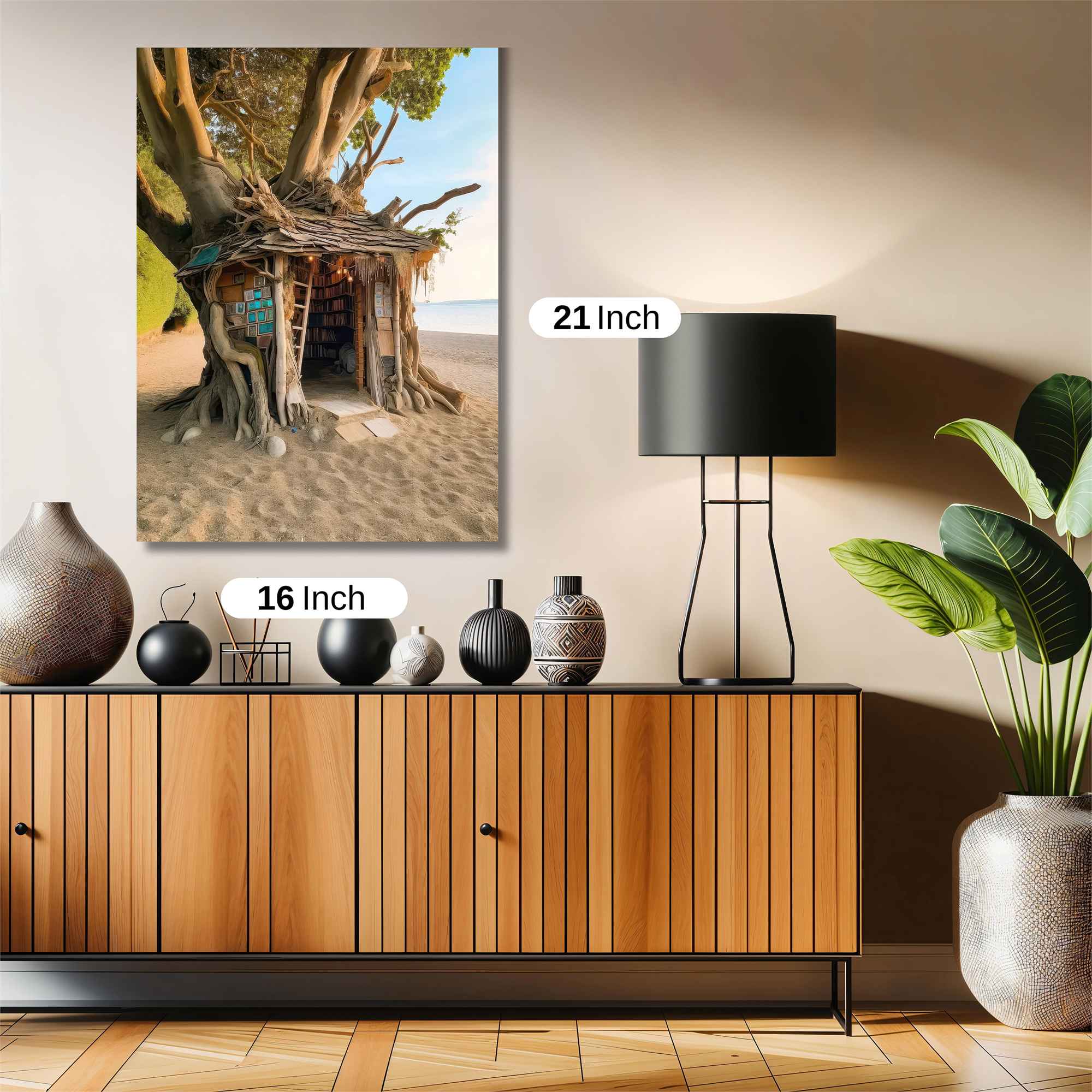 Treehouse Tranquility Safe Wall Magnetic / M