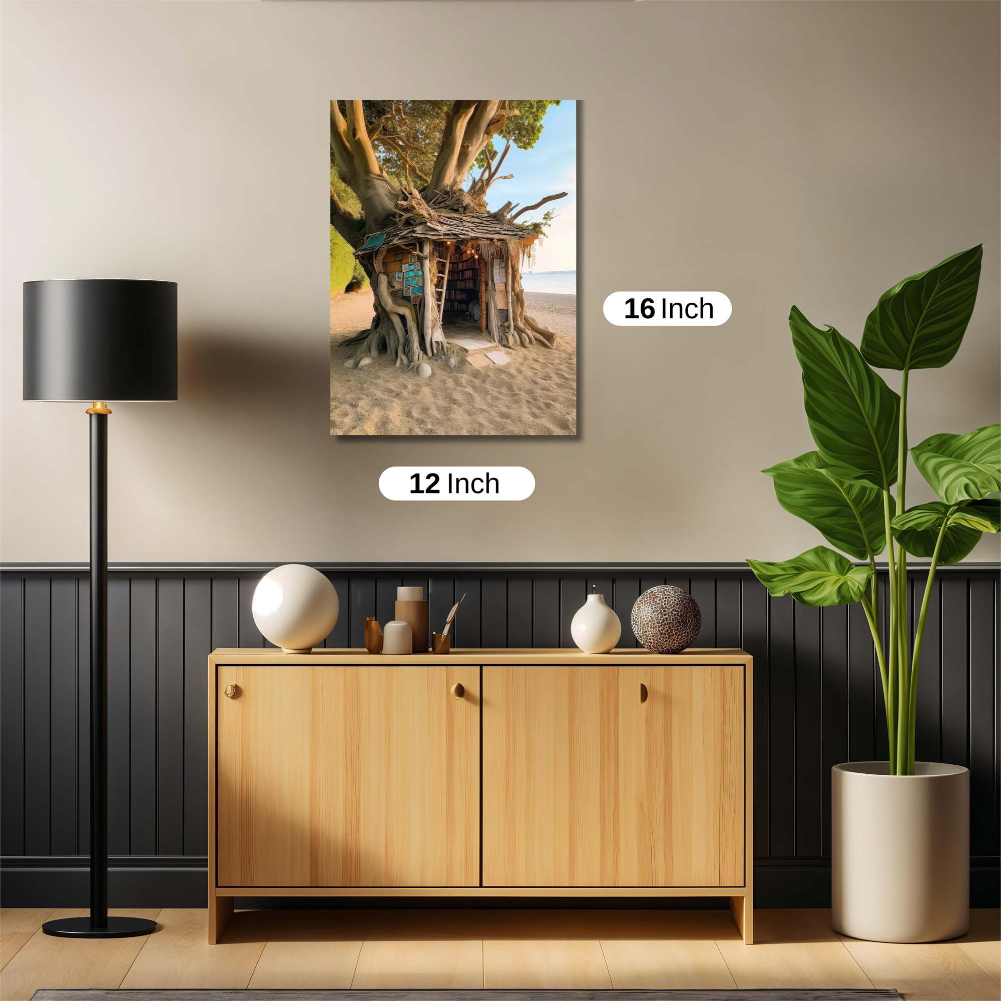 Treehouse Tranquility Safe Wall Magnetic / M