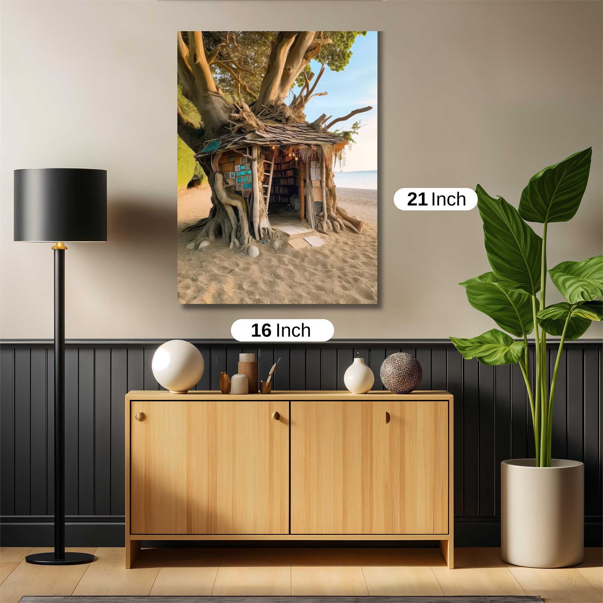 Treehouse Tranquility Safe Wall Magnetic / M