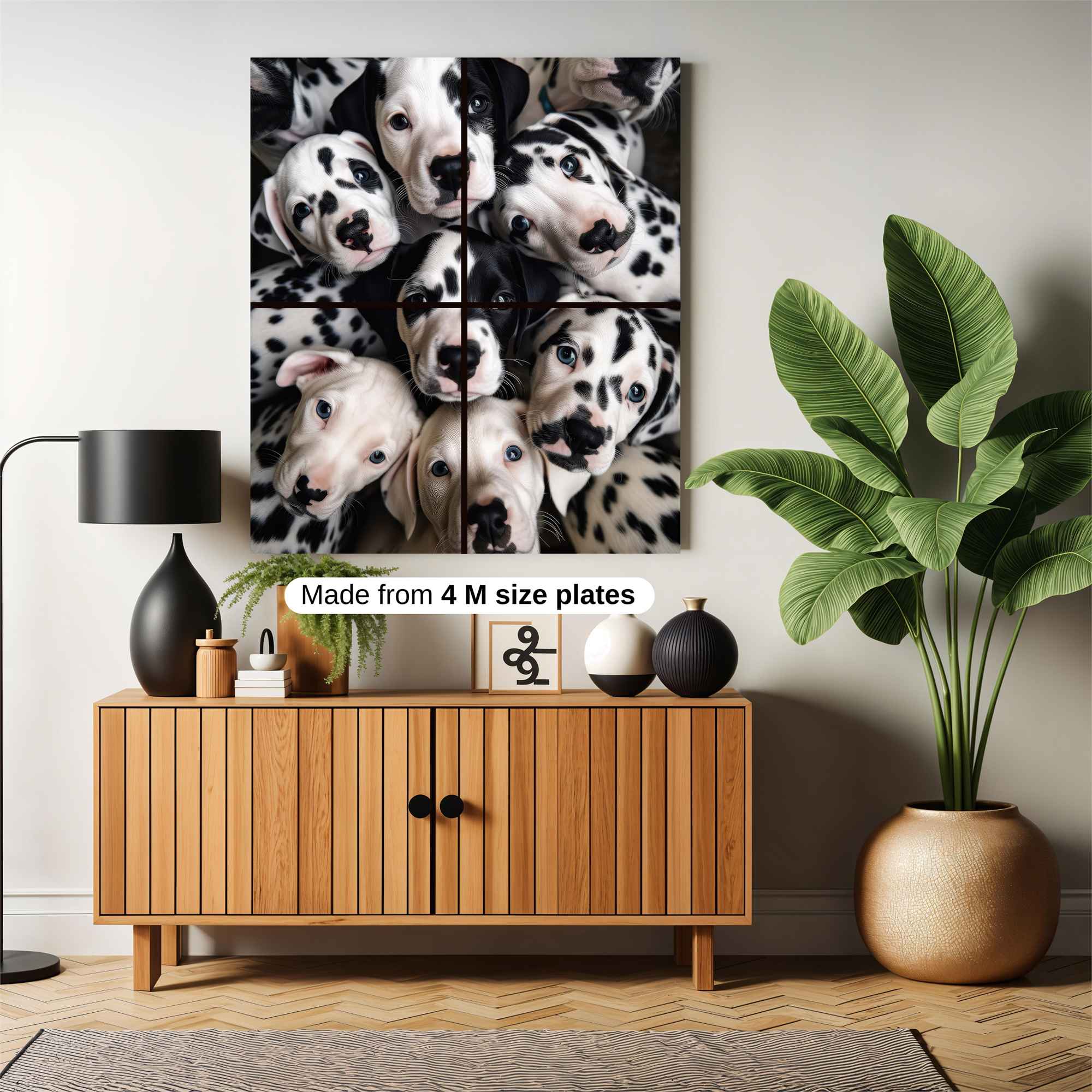 Dalmatian Delight Safe Wall Magnetic / M