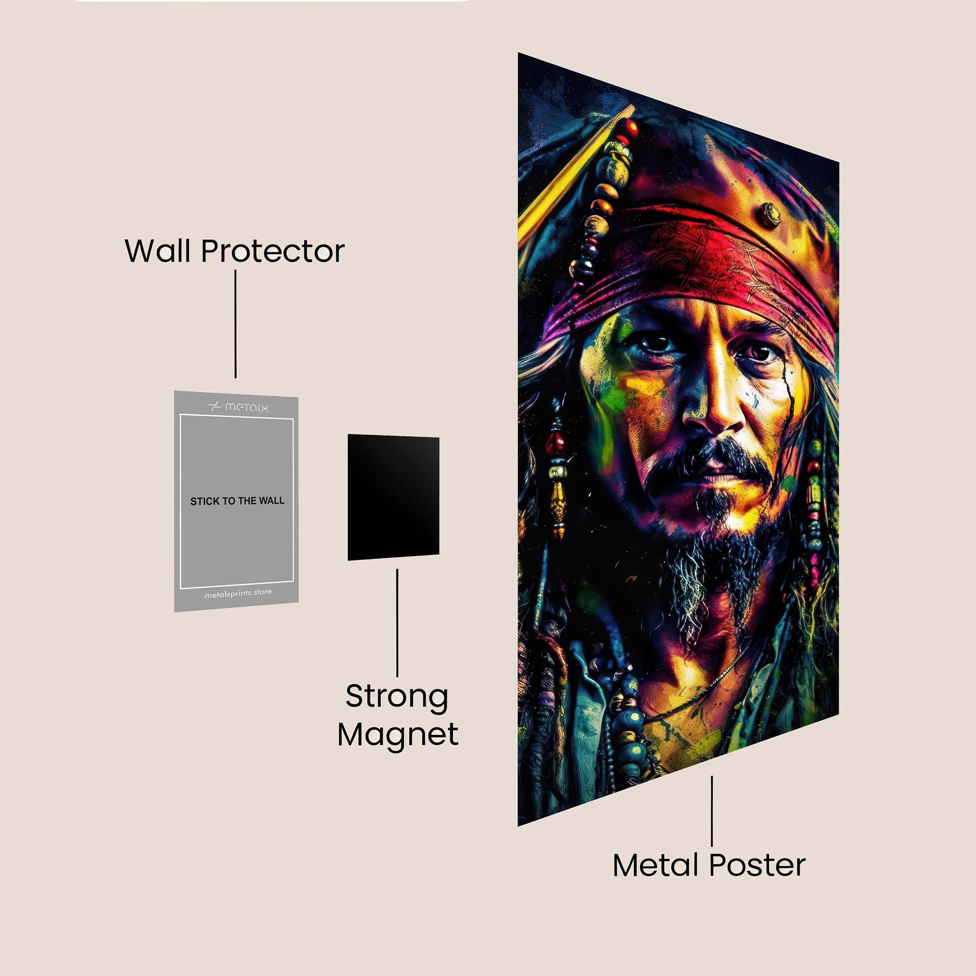 Sparrow Vibrant Safe Wall Magnetic / M