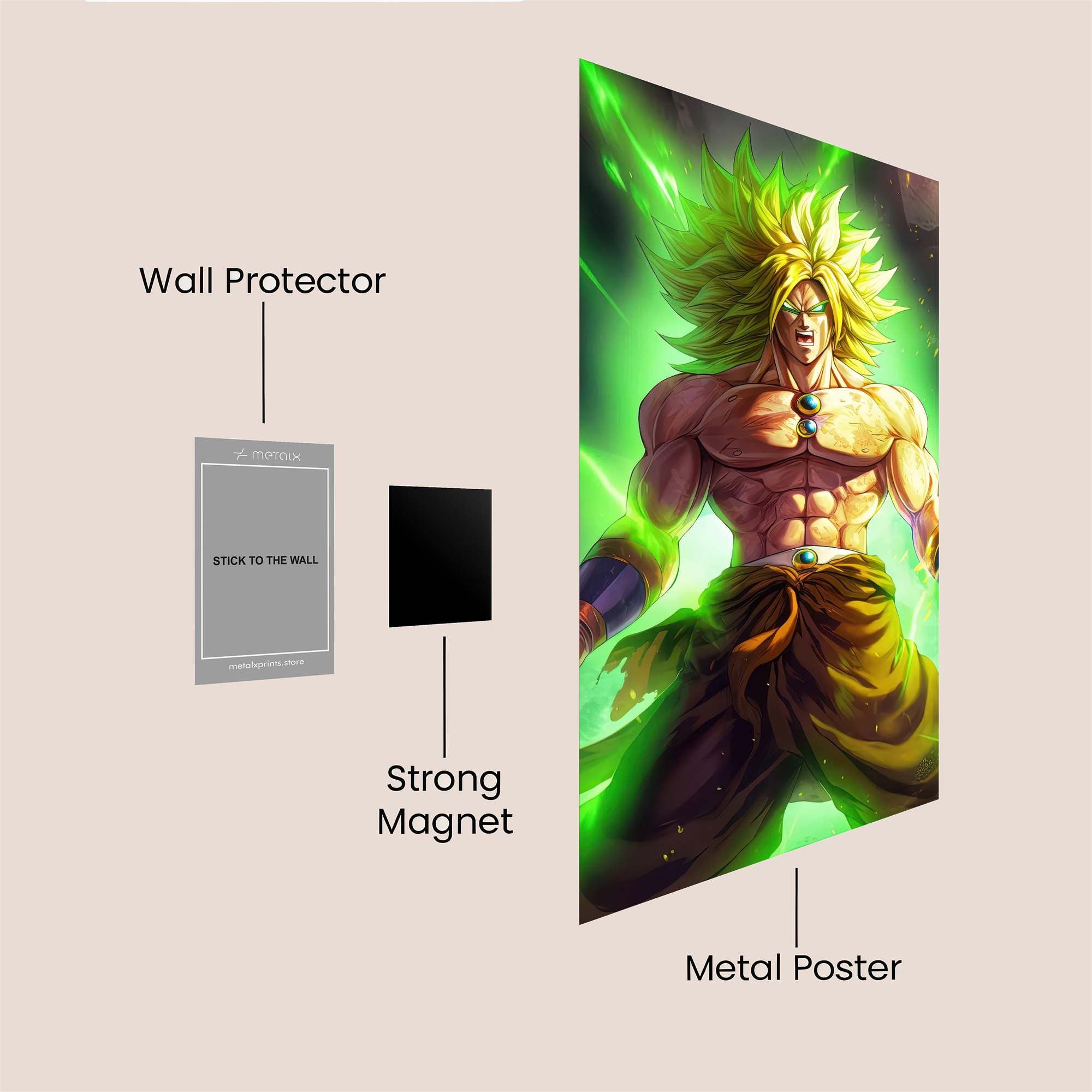 Broly Radiant Safe Wall Magnetic / M