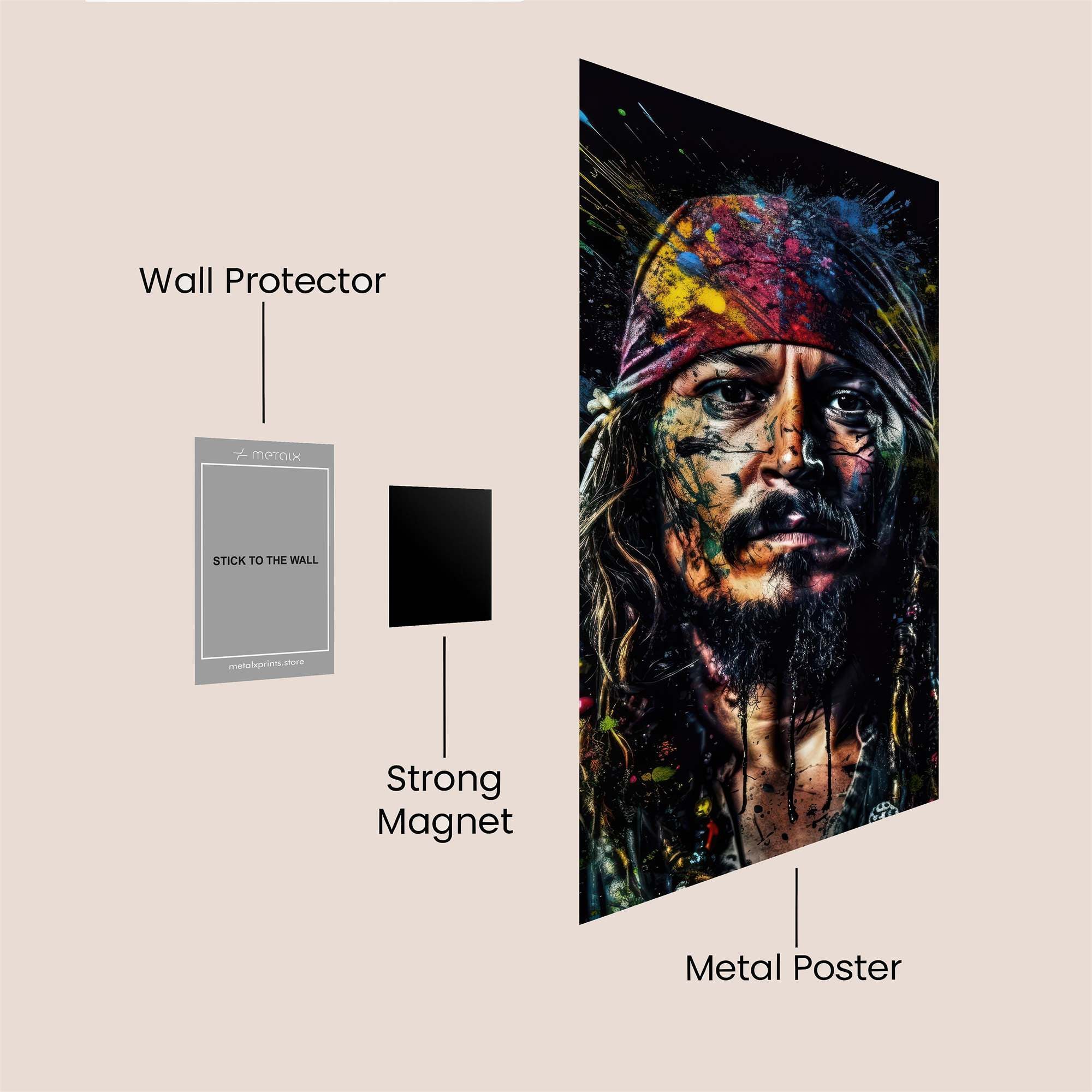 Sparrow Vibrant Safe Wall Magnetic / M