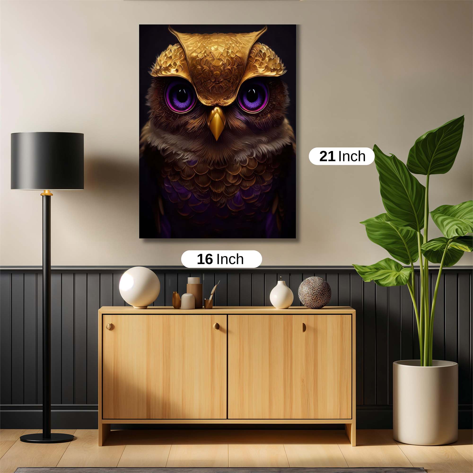 Owl Majesty Safe Wall Magnetic / M