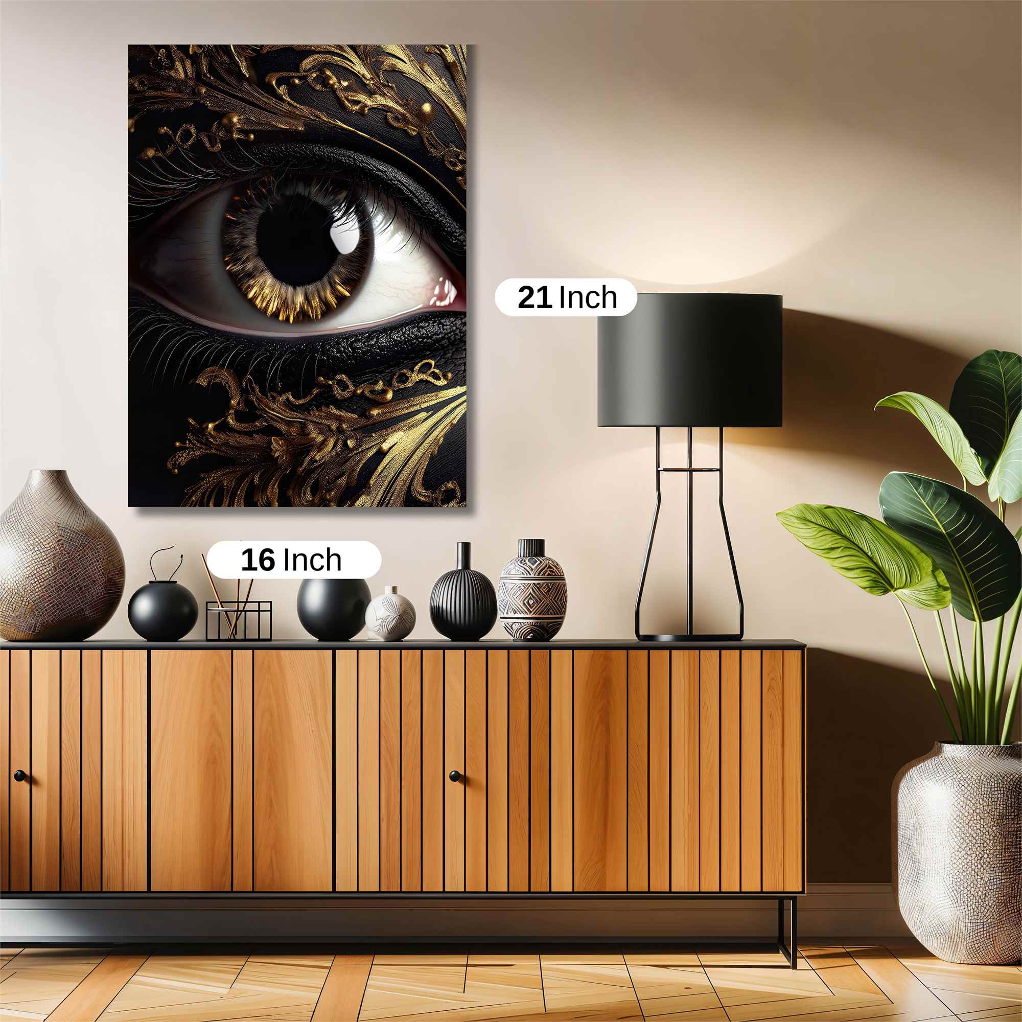 Gilded Gaze Safe Wall Magnetic / M