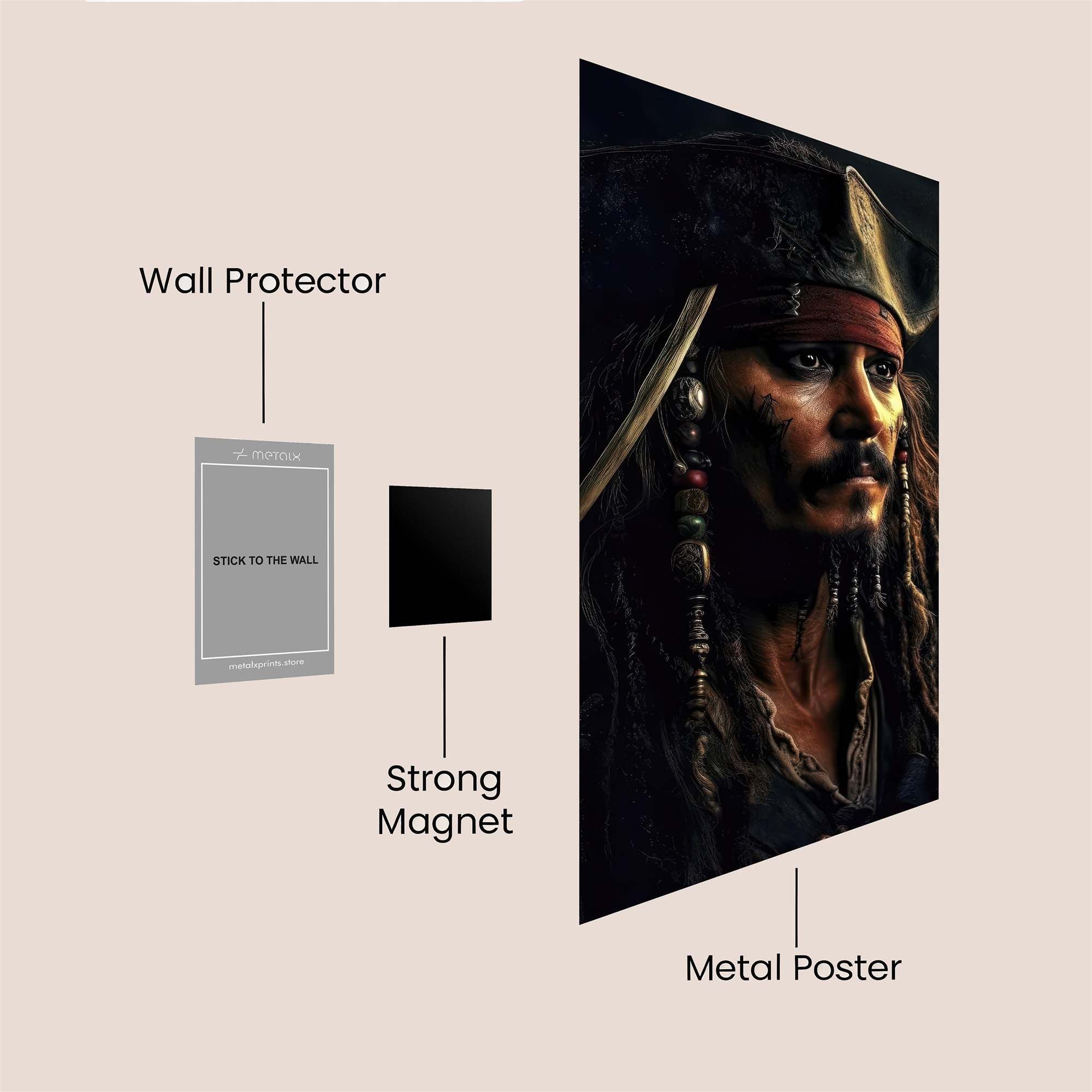 Sparrow Enigmatic Safe Wall Magnetic / M