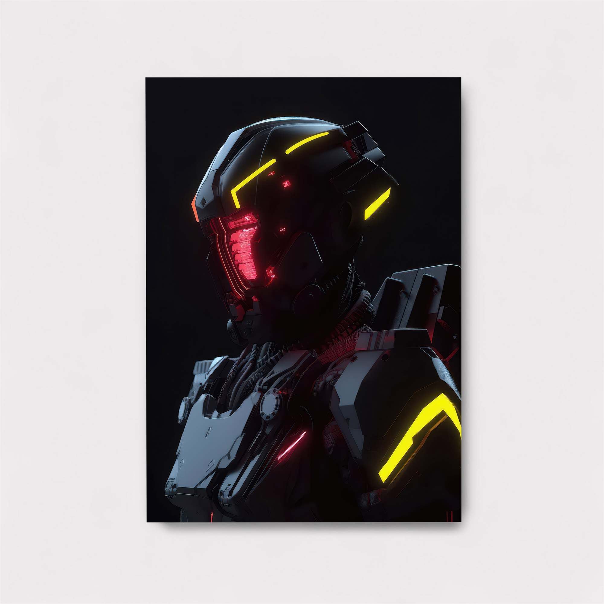 Neon Warrior Safe Wall Magnetic / M