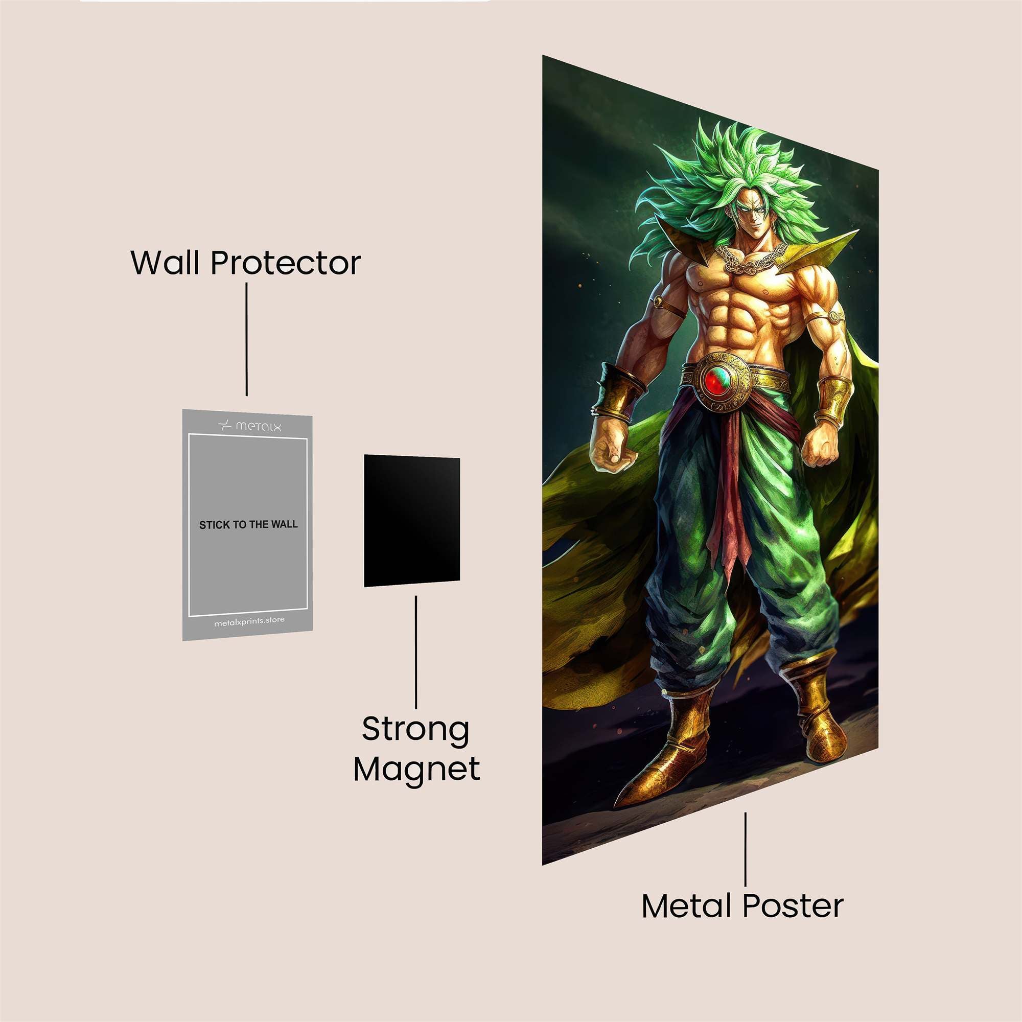 Broly Regal Safe Wall Magnetic / M